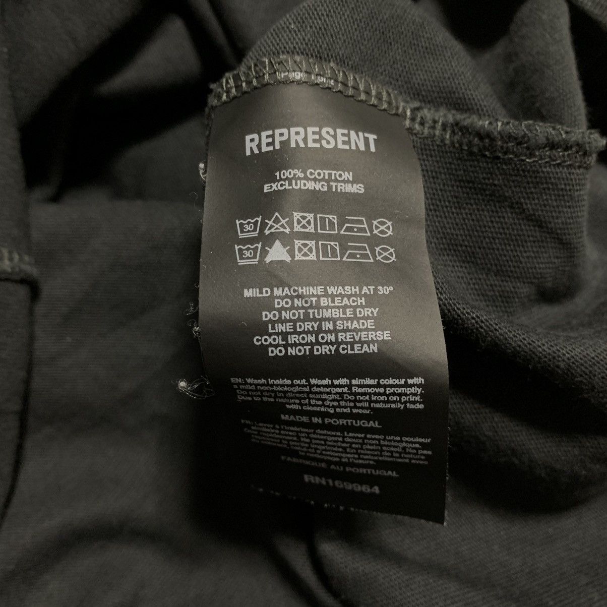 Represent Clo. Represent Medium World Championship Stained Black Tee Size US M / EU 48-50 / 2 - 5 Thumbnail