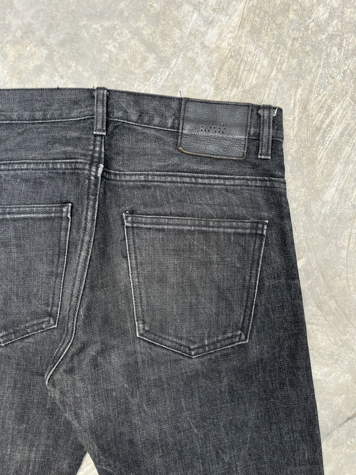 Lad Musician SAMPLE Lad Musician Washed Black Denim Jeans Size US 32 / EU 48 - 3 Thumbnail