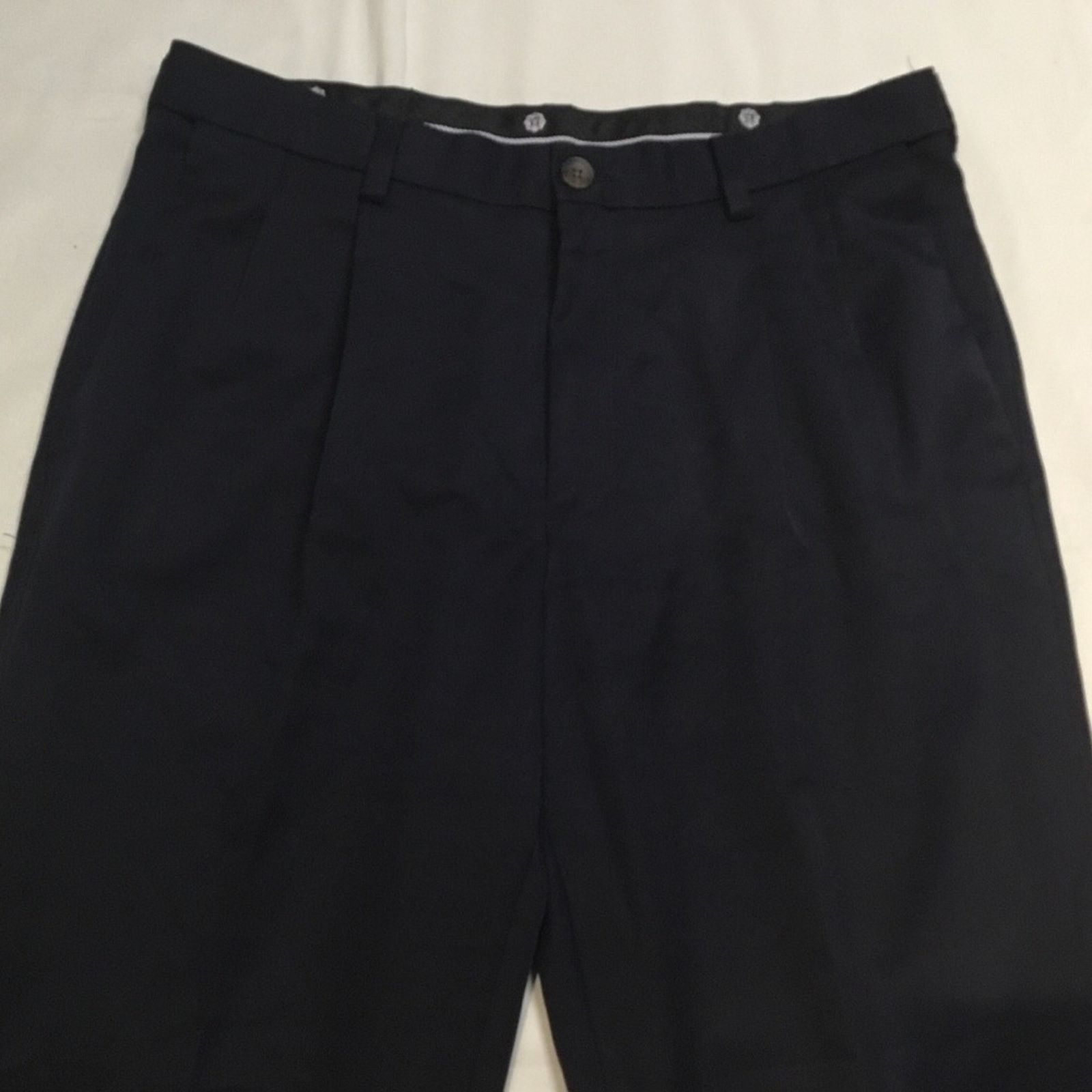 Haggar Haggar Pleated Dress Pants Size US 32 / EU 48 - 2 Thumbnail