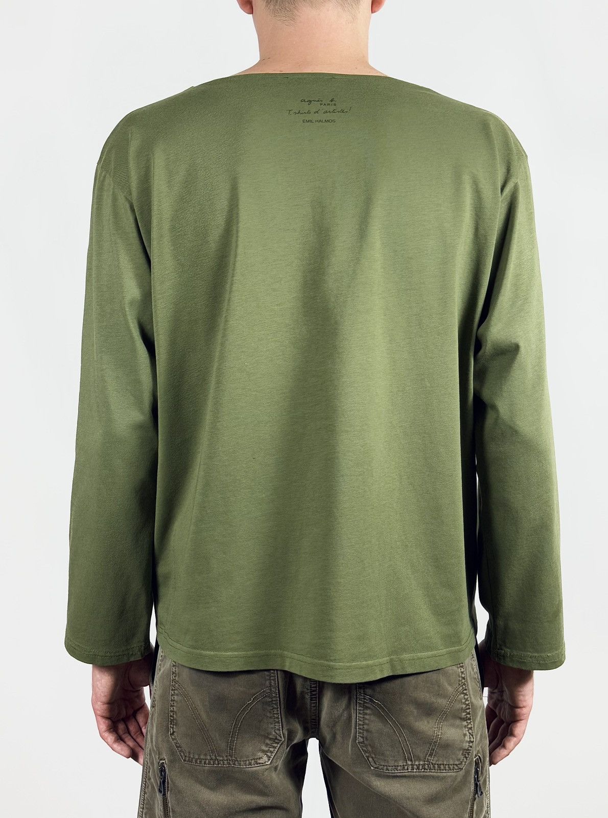 agnes b. Agnes B Emil Halmos Artist Boxy Fit Bowie Long Sleeve Tee Size US M / EU 48-50 / 2 - 5 Thumbnail