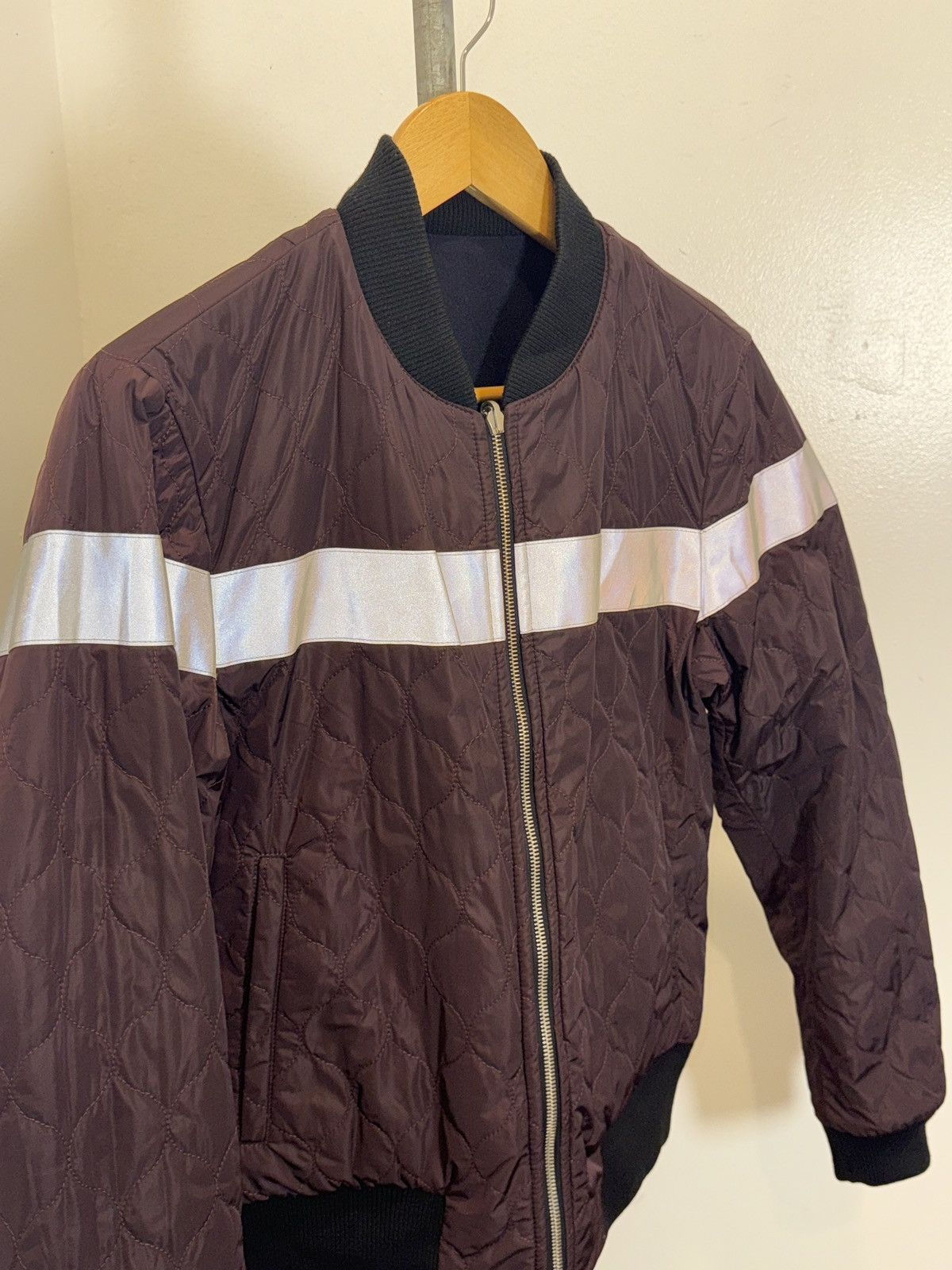 Dries Van Noten Reversible Wool/Nylon 3M Bomber Jacket Size US S / EU 44-46 / 1 - 3 Thumbnail