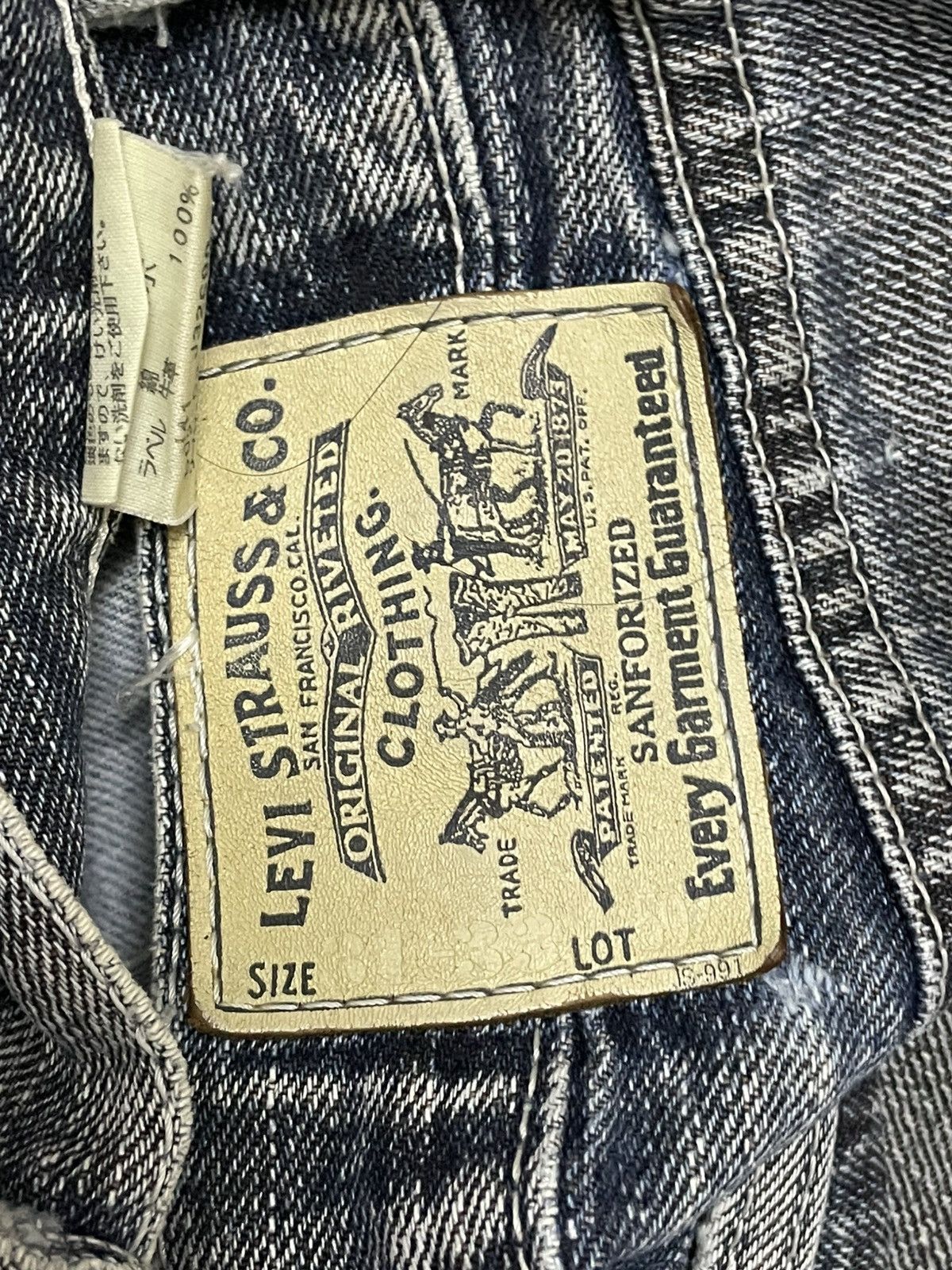 Levi's Vintage Clothing Vintage 1990s Designer Levis 502 Distressed Style Denim Size US 30 / EU 46 - 17 Thumbnail