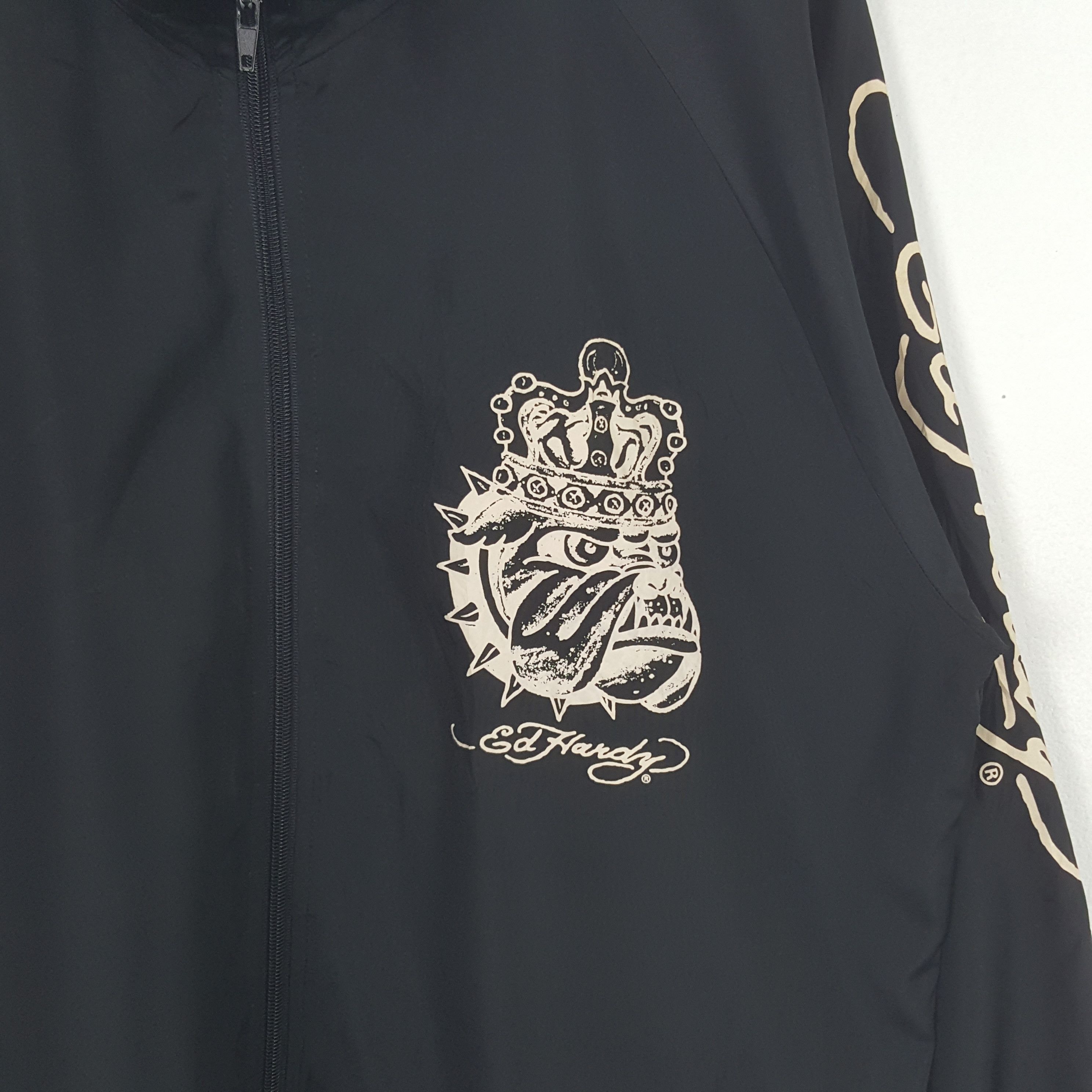 Christian Audigier × Ed Hardy × Vintage Vintage Ed Hardy by Christian Audiger Windbreaker Jacket Size US L / EU 52-54 / 3 - 4 Thumbnail