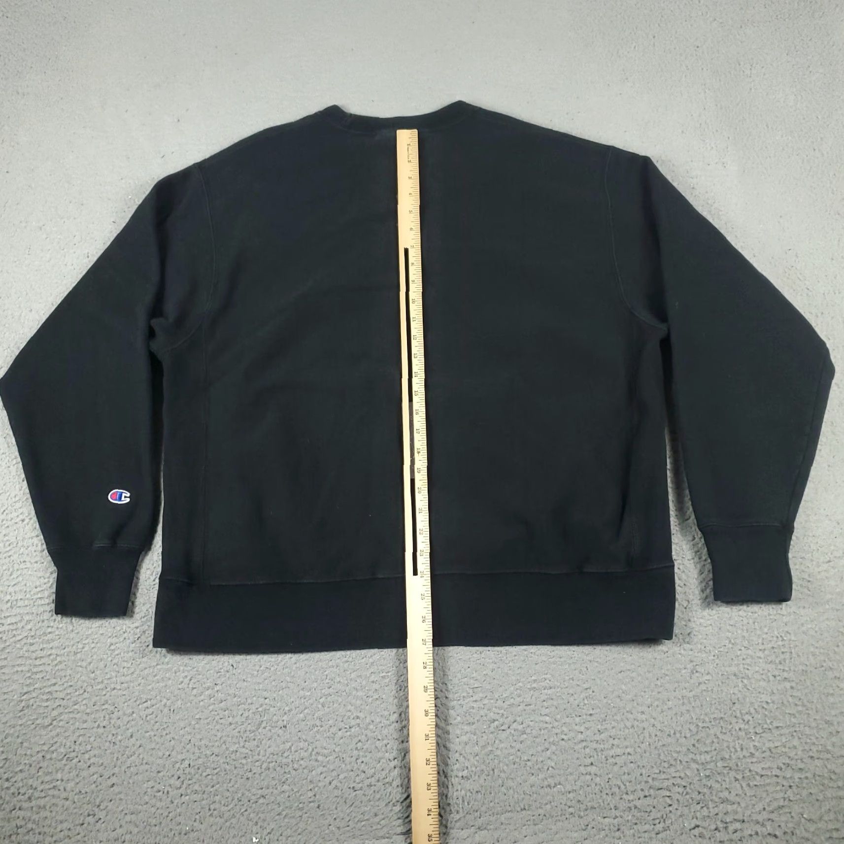 Champion Champion Black Pullover Sweater XL Long Sleeve Knit Mens Size US XL / EU 56 / 4 - 6 Thumbnail