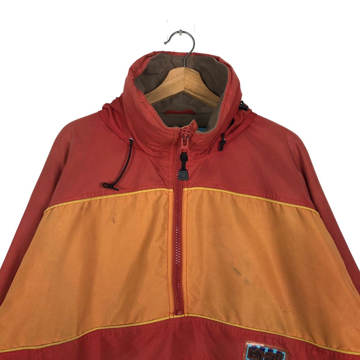 Japanese Brand 🔥Rare Multi Colour Design Survival Jacket Helly Hansen Size US L / EU 52-54 / 3 - 3 Thumbnail