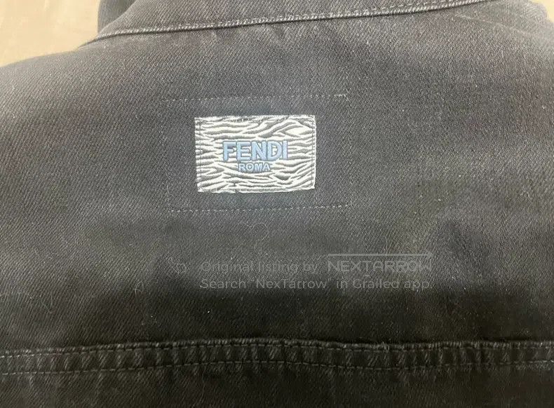Fendi Fendi Monogrammed denim jacket Size US M / EU 48-50 / 2 - 7 Thumbnail