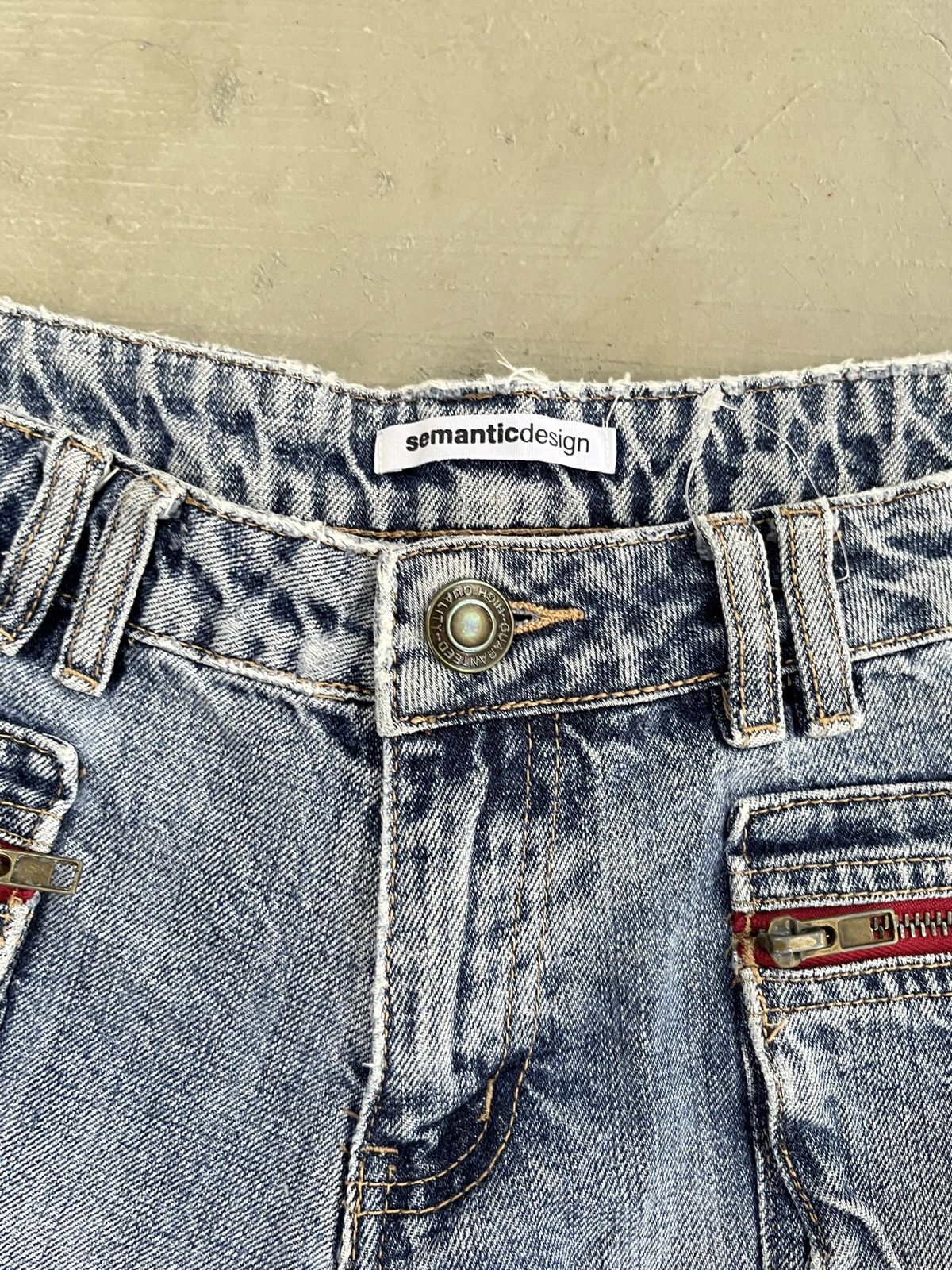 semanticdesign Vintage Semantic Design Tactical Pocket Short Pant Denim Size US 29 - 2 Thumbnail
