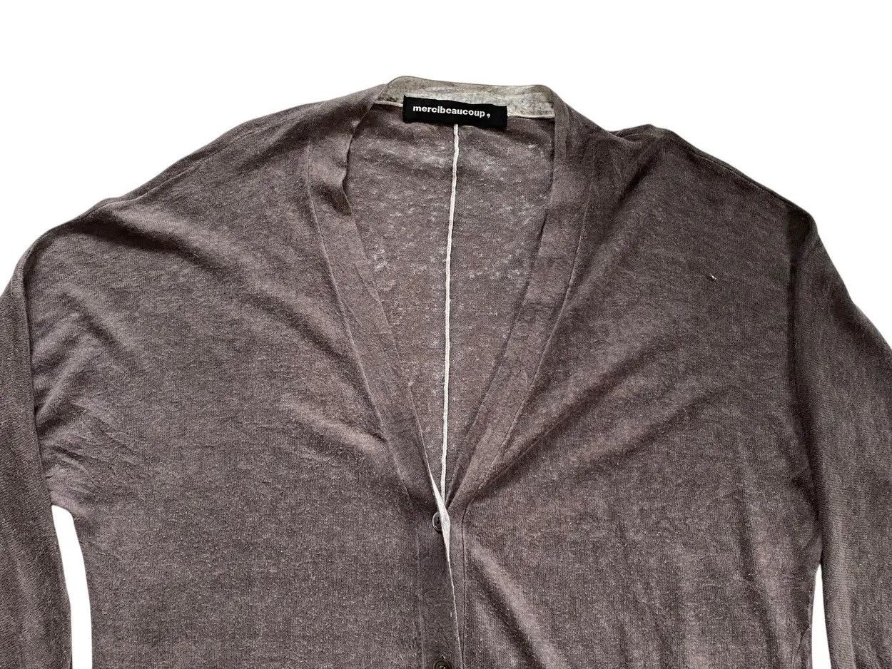Issey Miyake Vtg Mercibeaucoup Cardigan Sweater Size L / US 10 / IT 46 - 3 Thumbnail