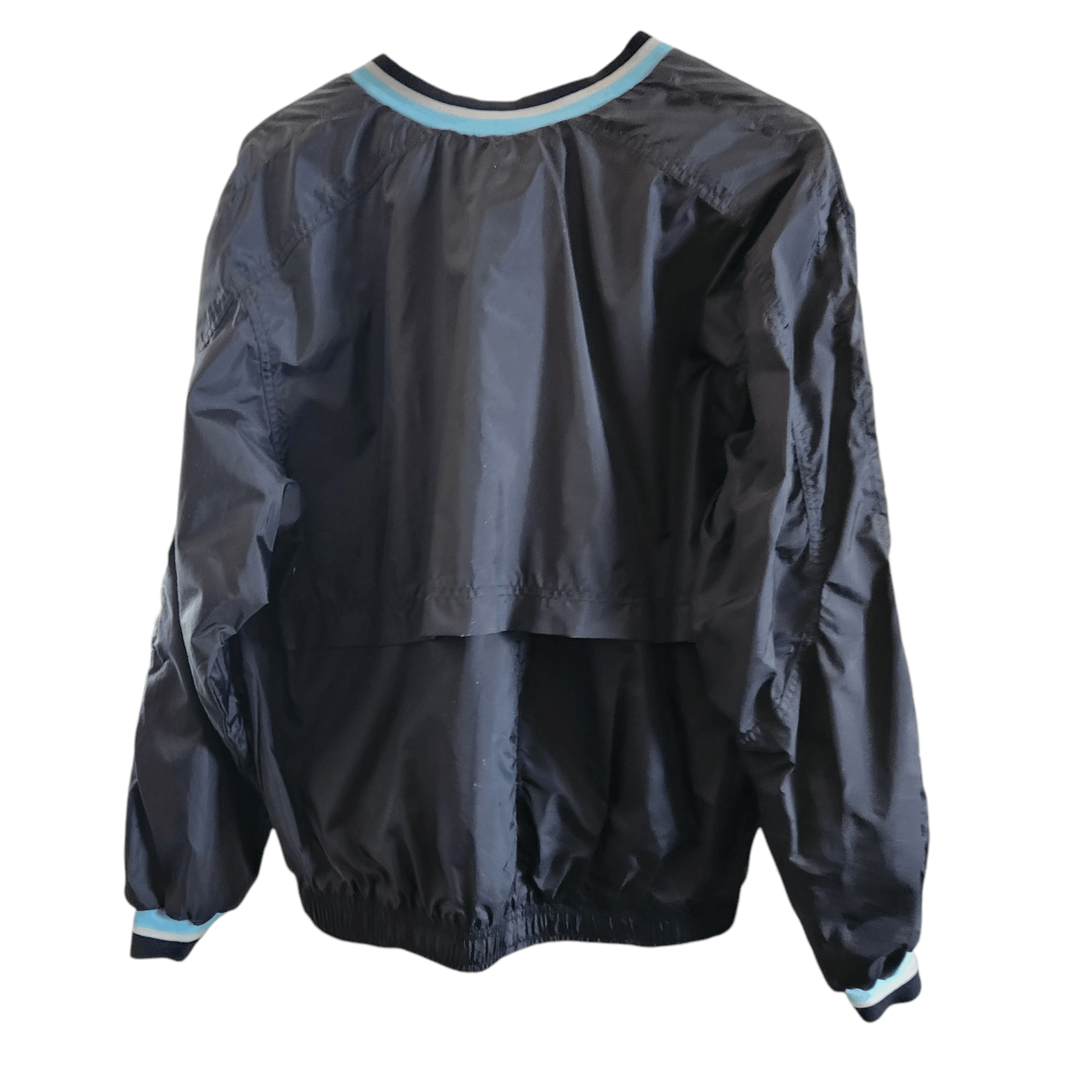 Nike NIKE Vintage Womens Vneck Track Pullover Sweatshirt Black Size S / US 4 / IT 40 - 2 Thumbnail