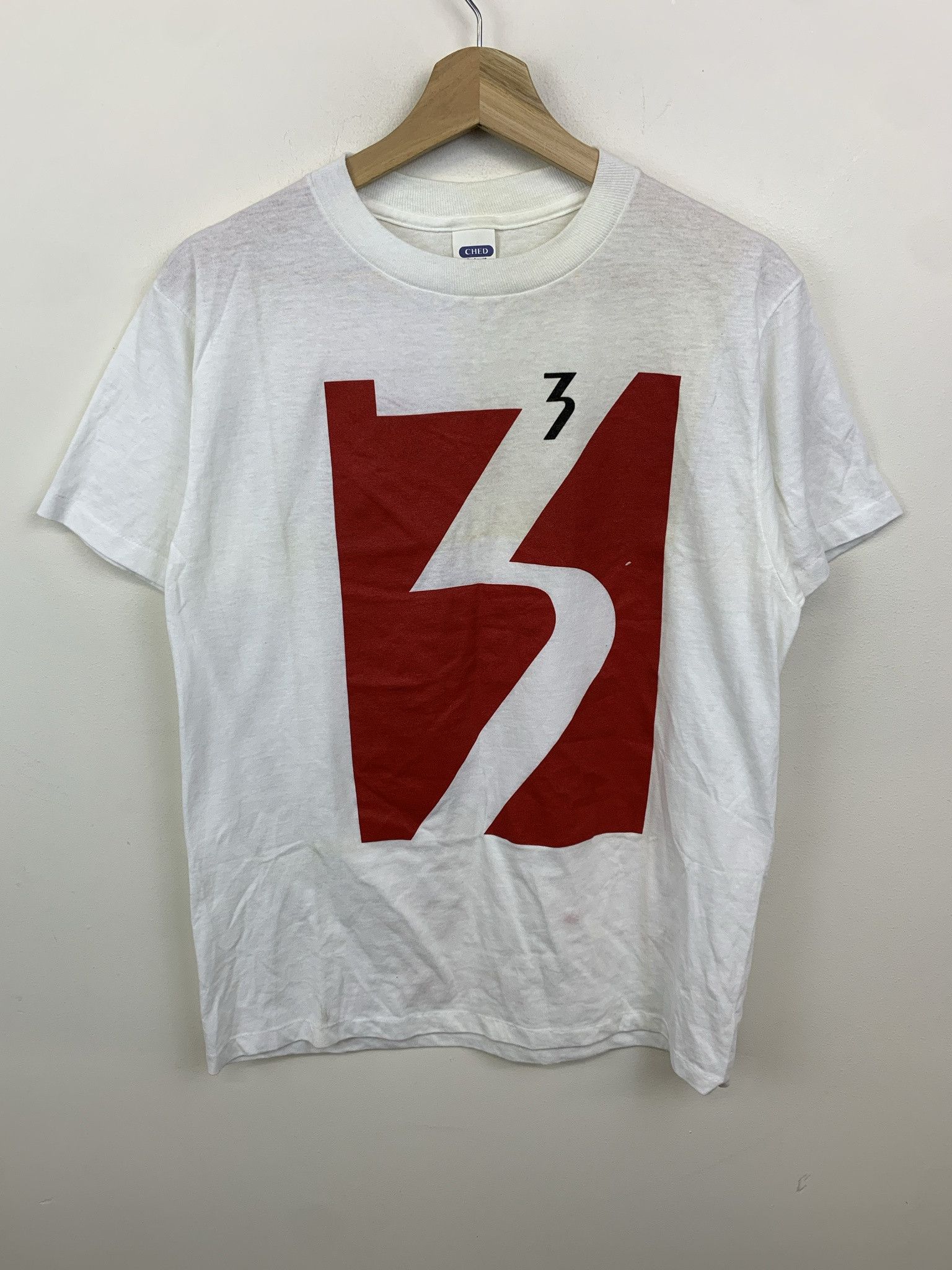 Vintage 3 Band Tee Autographed Supergroup Single Stitch Tee Shirt Size L
