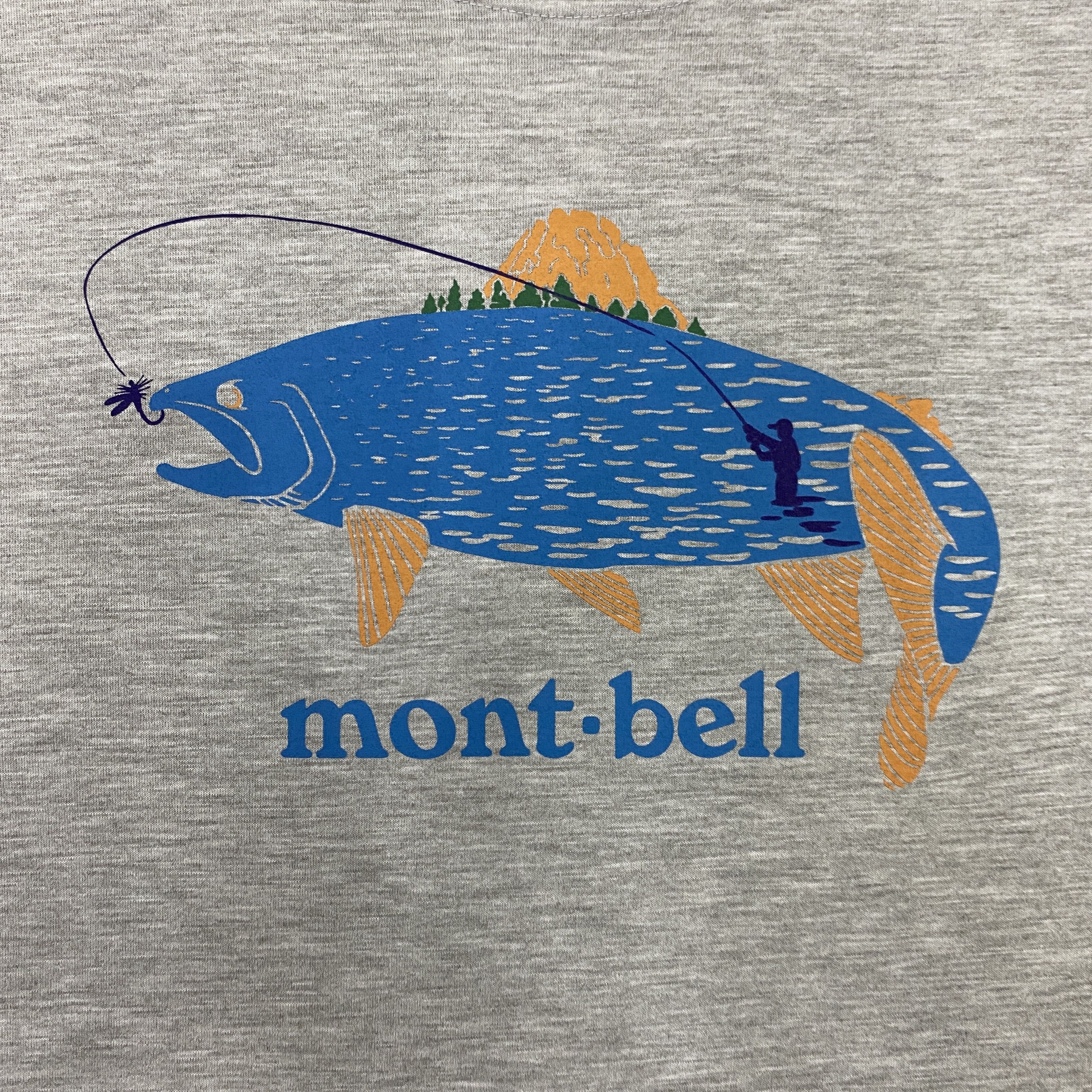 Japanese Brand Vintage Mont Bell Fish TShirt - K067 Size US M / EU 48-50 / 2 - 3 Thumbnail