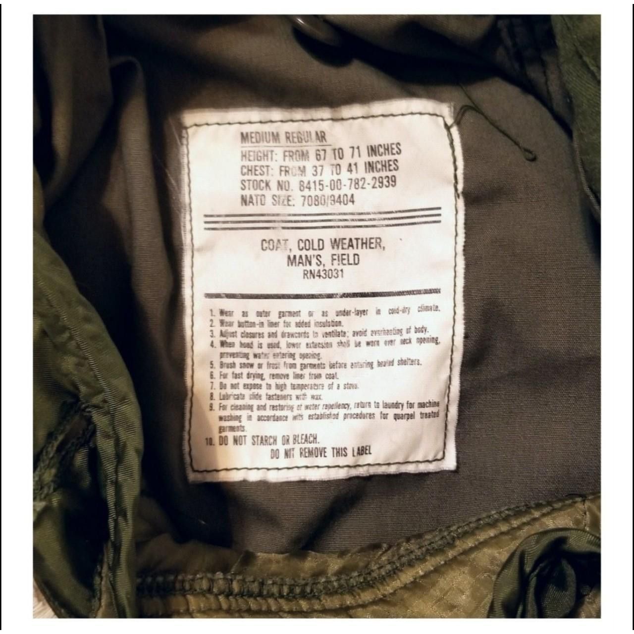RRL Ralph Lauren × Vintage VTG M-65 FIELD JACKET W/ INSULATED LINER-MEN'S MEDIUM Size US M / EU 48-50 / 2 - 5 Thumbnail