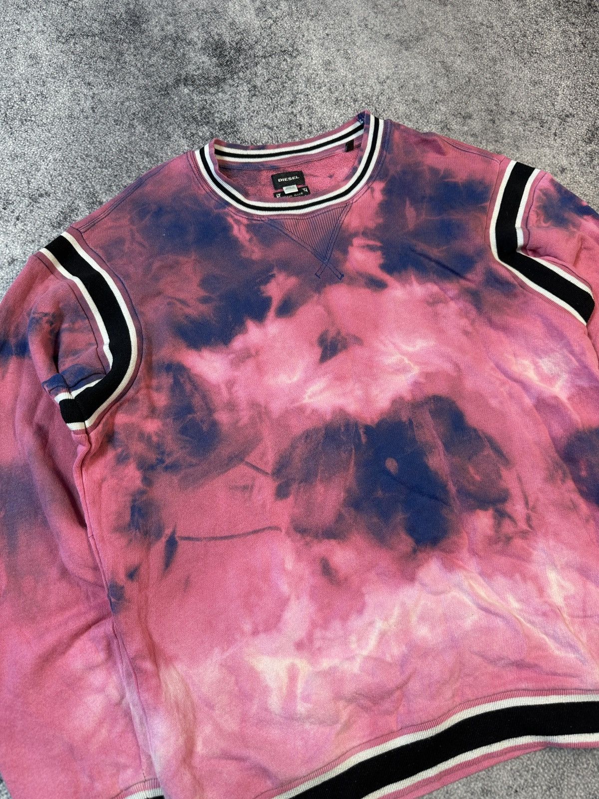 Diesel Y2K Vintage Diesel Sweatshirt Purple Avant Garde Opium XXL Size US XXL / EU 58 / 5 - 2 Thumbnail