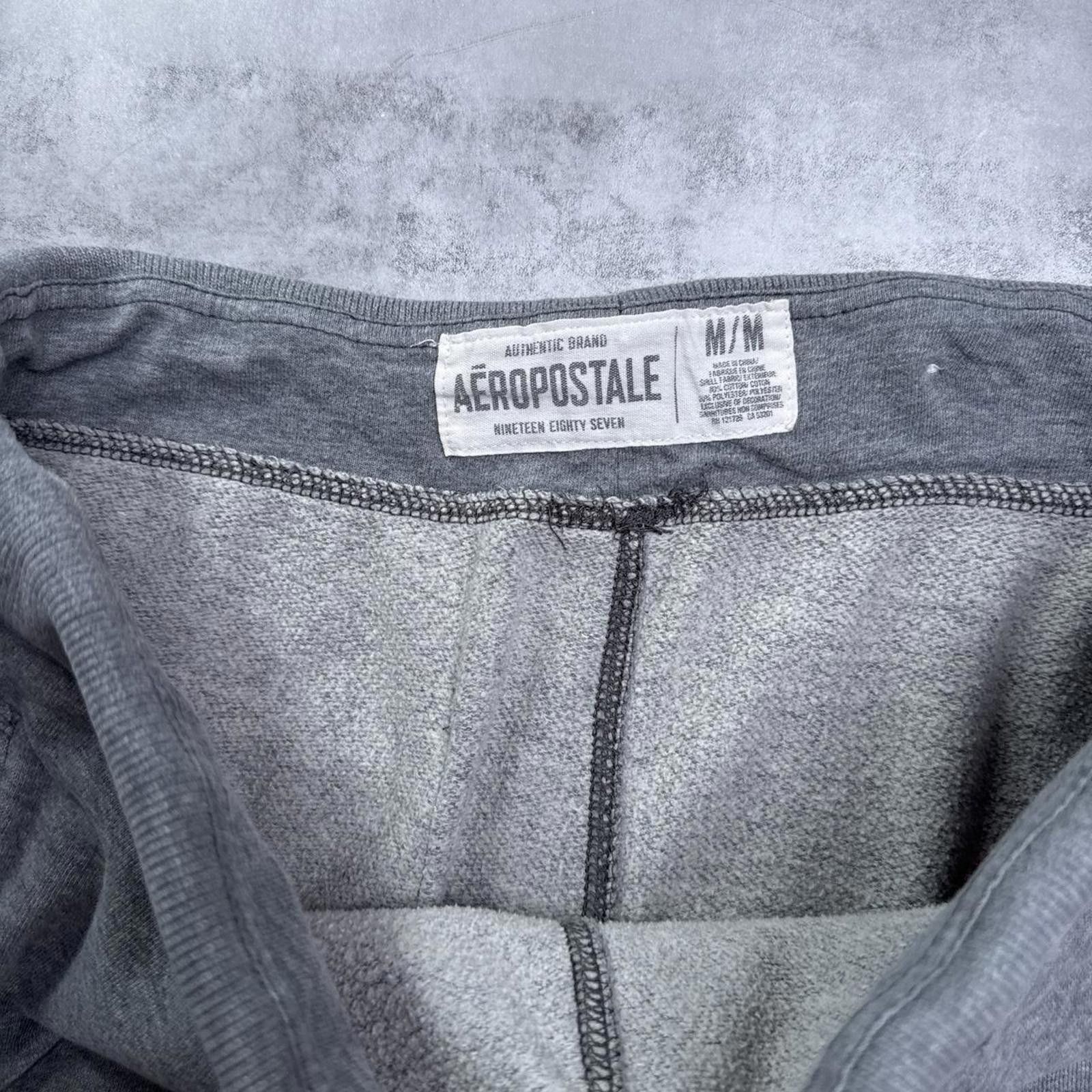 Aeropostale Y2K Aeropostale 00s Gray Grunge Sweatpants Size 32" / US 10 / IT 46 - 4 Thumbnail