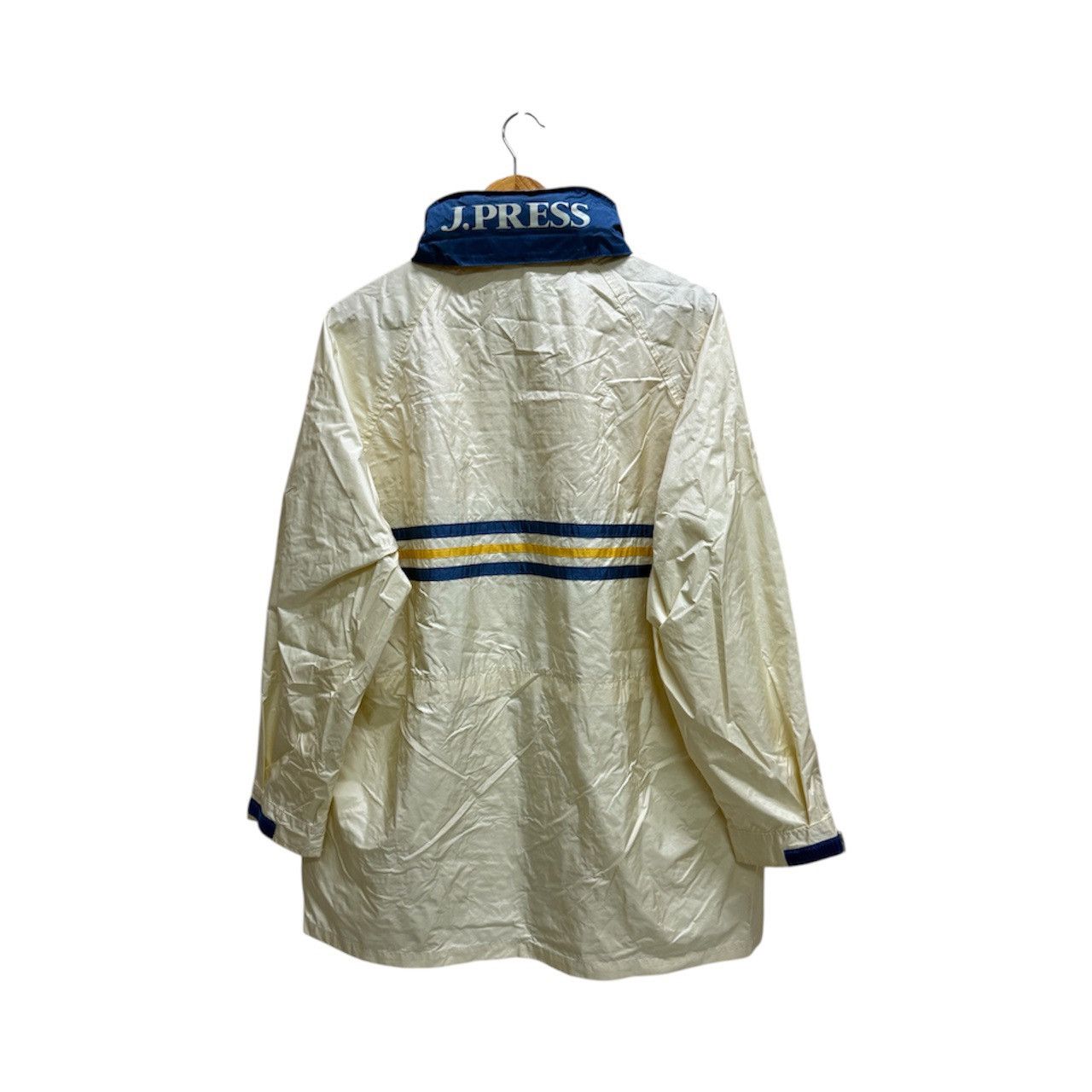 J. Press Vintage J.Press Water Resistant Windbreaker Jacket Hoodie Size US XL / EU 56 / 4 - 1 Thumbnail