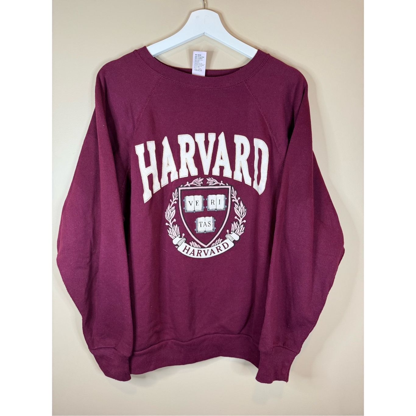 Vintage Size L Vintage 1990s Harvard University college red crimson Size US L / EU 52-54 / 3 - 1 Thumbnail