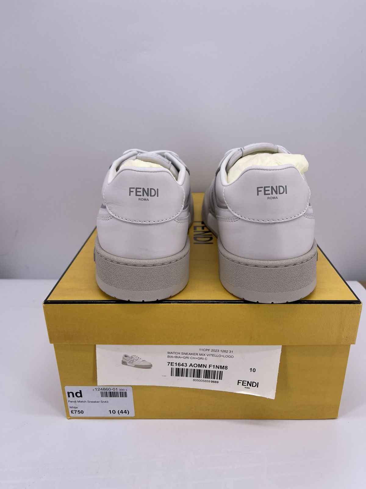 Fendi FENDI MATCH SNEAKER Size US 11 / EU 44 - 4 Thumbnail