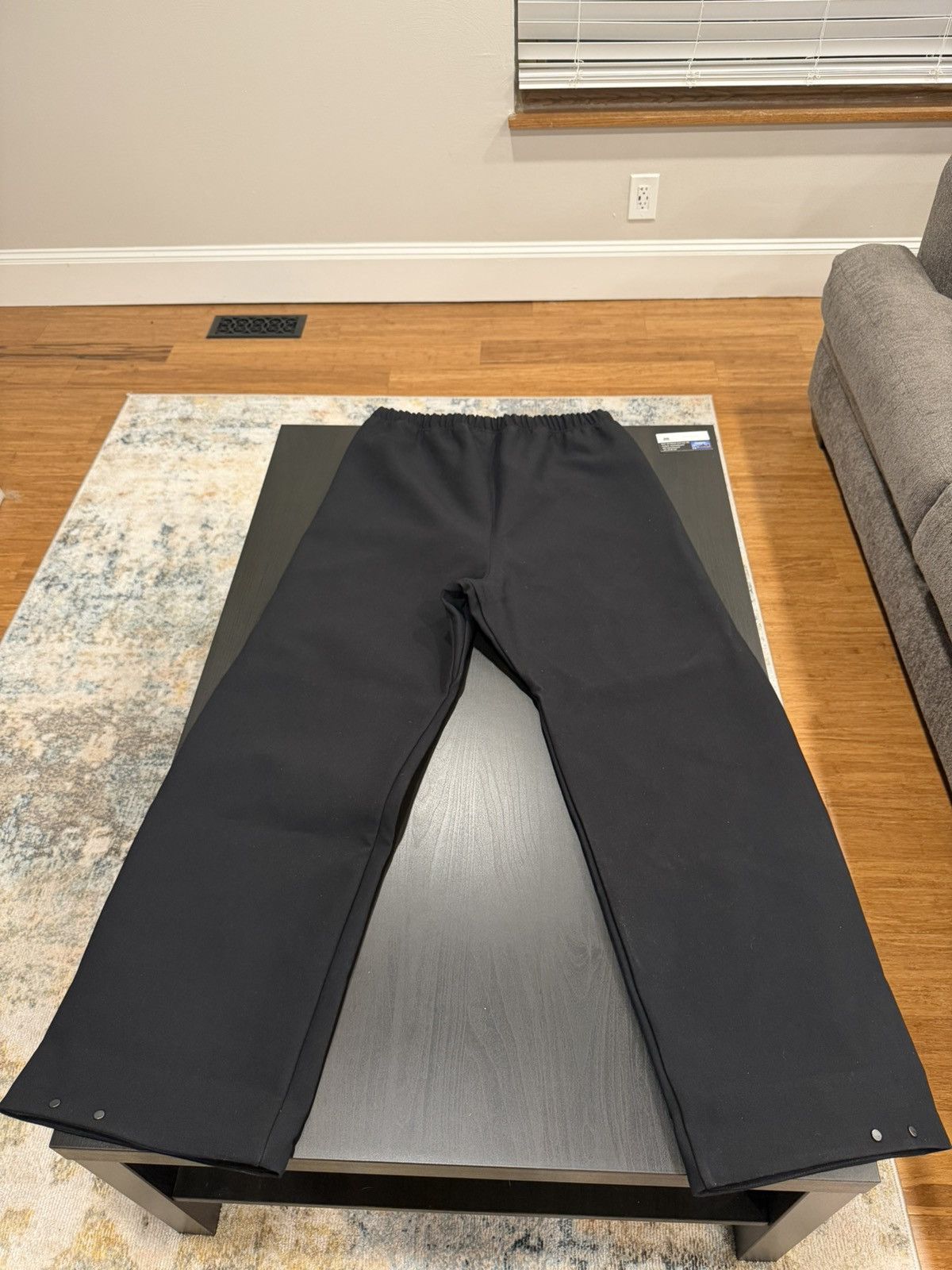 Fear of God Fear of God Bonded Canvas Work Pant 'Jet Black' Size Large Size US 34 / EU 50 - 2 Thumbnail