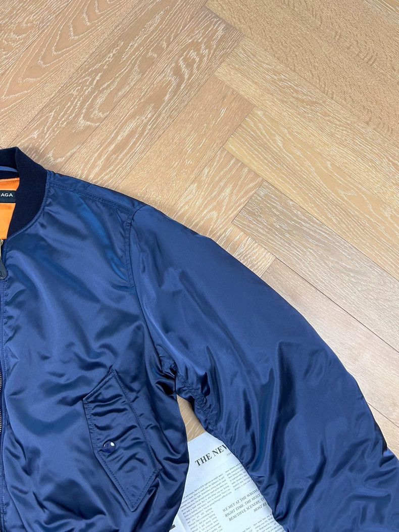 Balenciaga Balenciaga Balenciaga Zip Long Sleeve Jacket in Blue -2507 Size US L / EU 52-54 / 3 - 5 Thumbnail