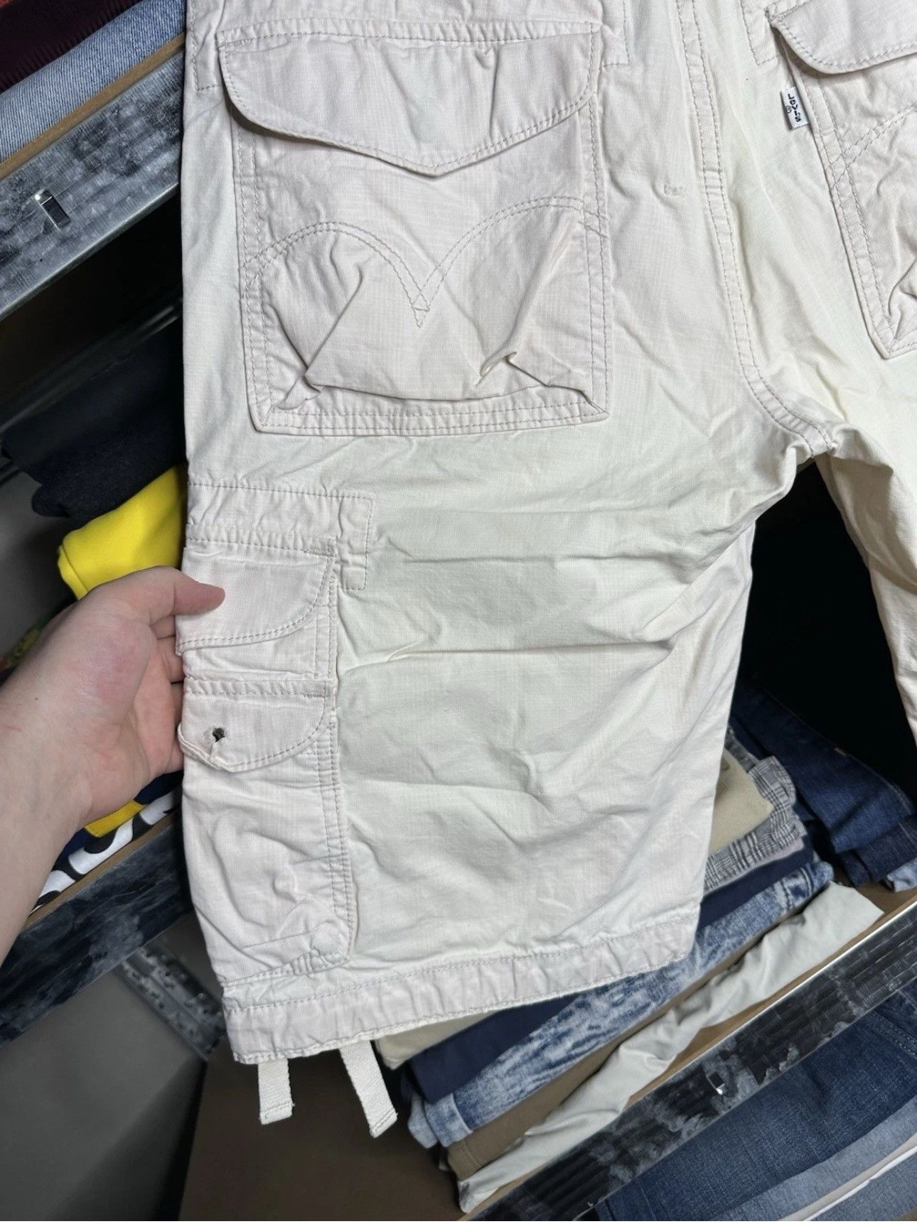 Levi's Levi’s Vintage TRASHED Cargo Aviation Shorts Size US 34 / EU 50 - 16 Thumbnail
