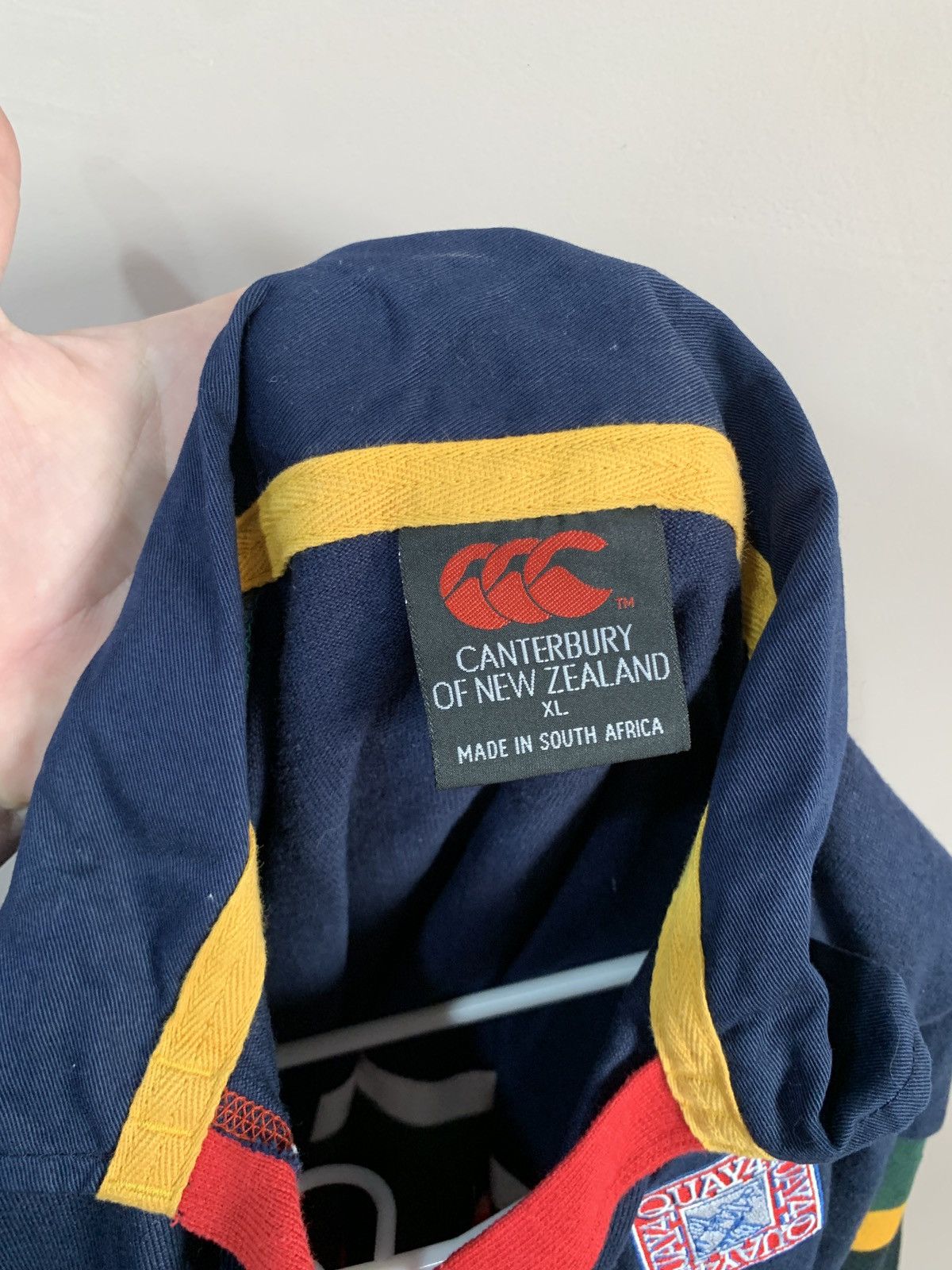 Canterbury of New Zealand × Vintage South Africa Vintage Rugby Union Shirt Canterbury Retro XL Size US XL / EU 56 / 4 - 10 Thumbnail