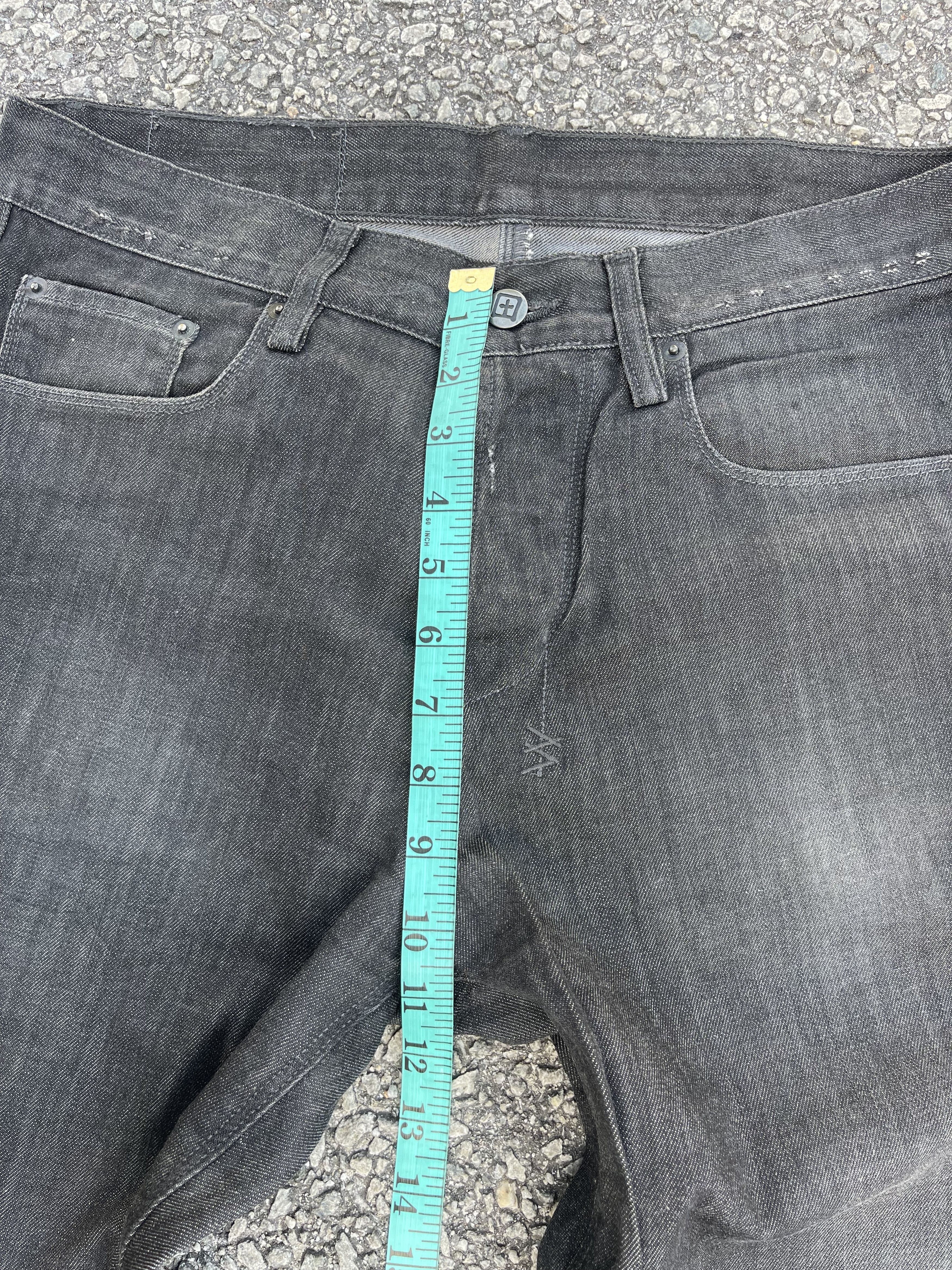 Ksubi Ksubi Dee Dee Pre Loved Black Denim Size US 33 - 9 Thumbnail