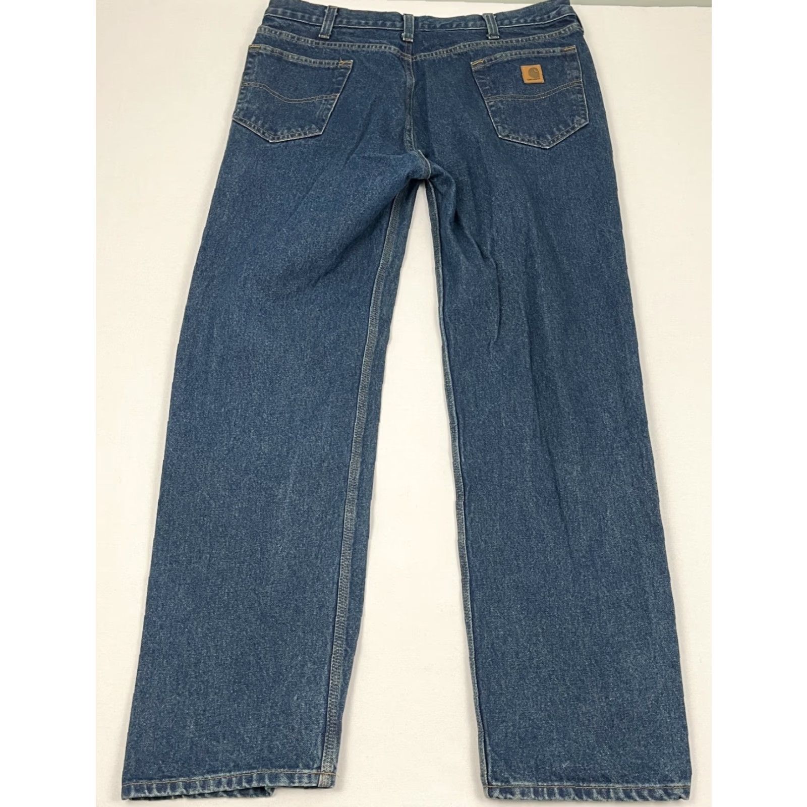 Carhartt VINTAGE Carhartt B460 DVB Jeans Mens 38 x 34 Relaxed Blue Denim Workwear Western Size US 38 / EU 54 - 6 Thumbnail