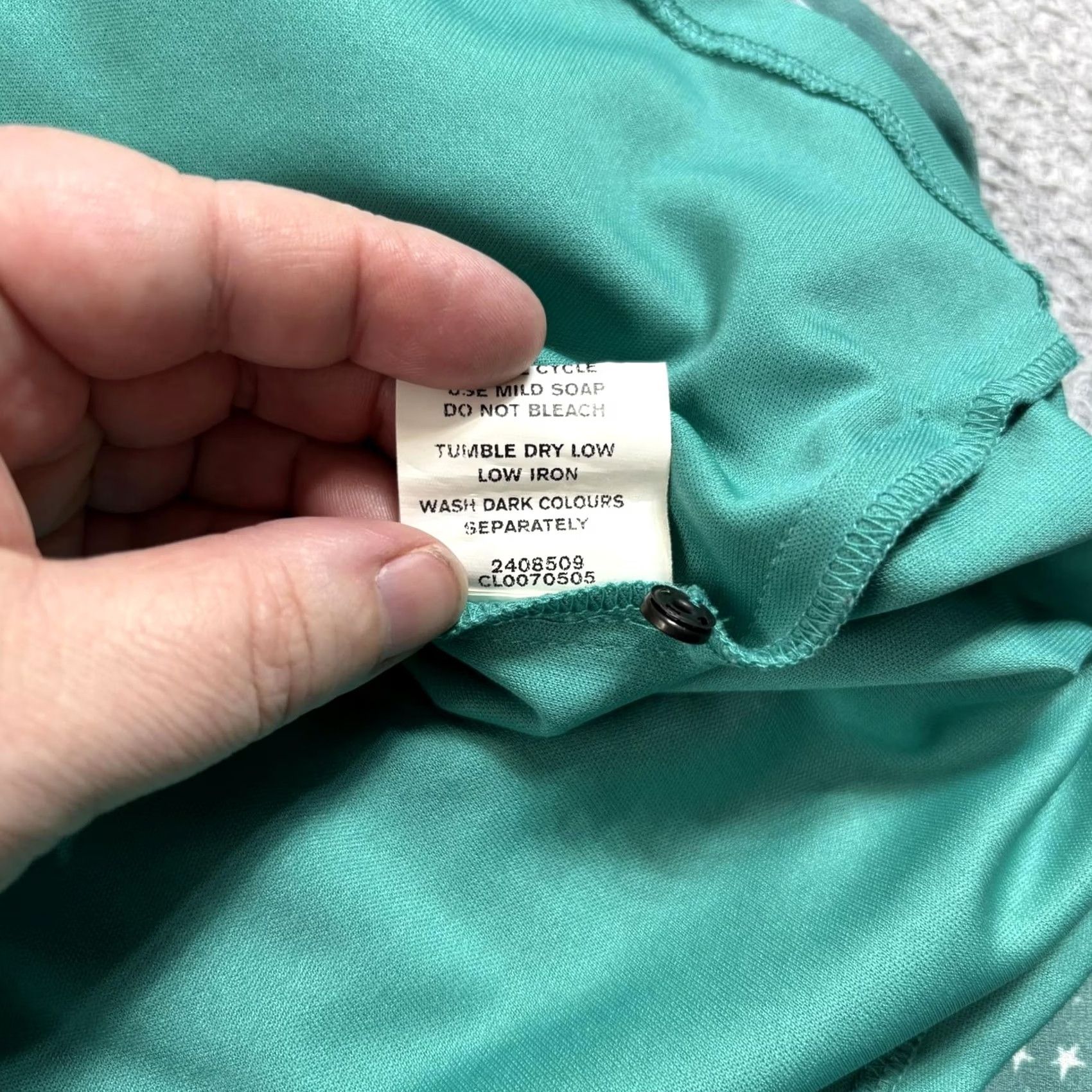 Vintage Wayward Fancies Dress Women XL Green Star Ombre Fit Flare Midi Pockets Celestial Size XXL / US 16-18 / IT 52-54 - 5 Thumbnail