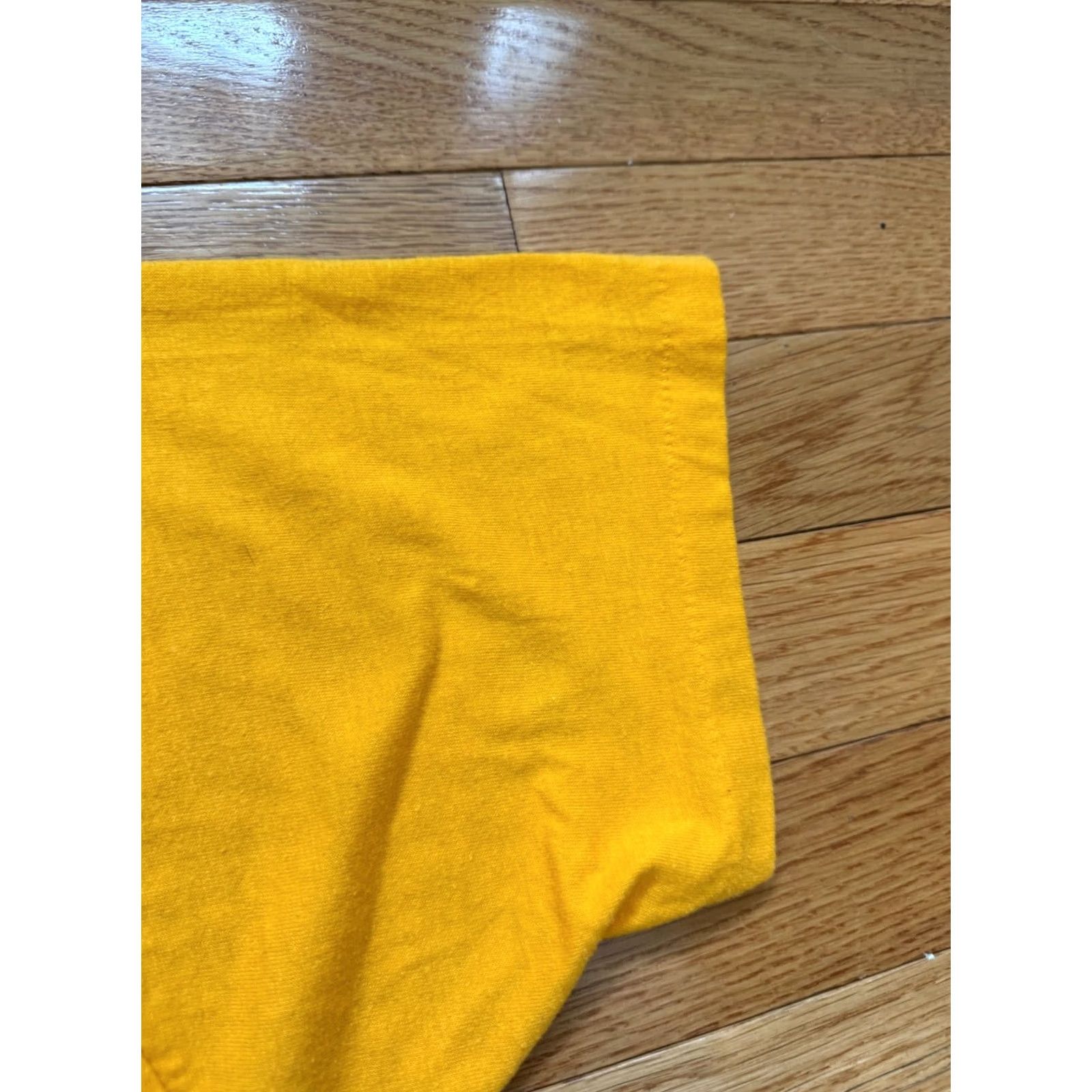 Vintage VINTAGE Screen Stars Florida Palm Trees T-Shirt XL Mens Short Sleeve Crew Neck Cotton Blend Yellow 90s Graphic Logo Metallic Size US XL / EU 56 / 4 - 4 Thumbnail