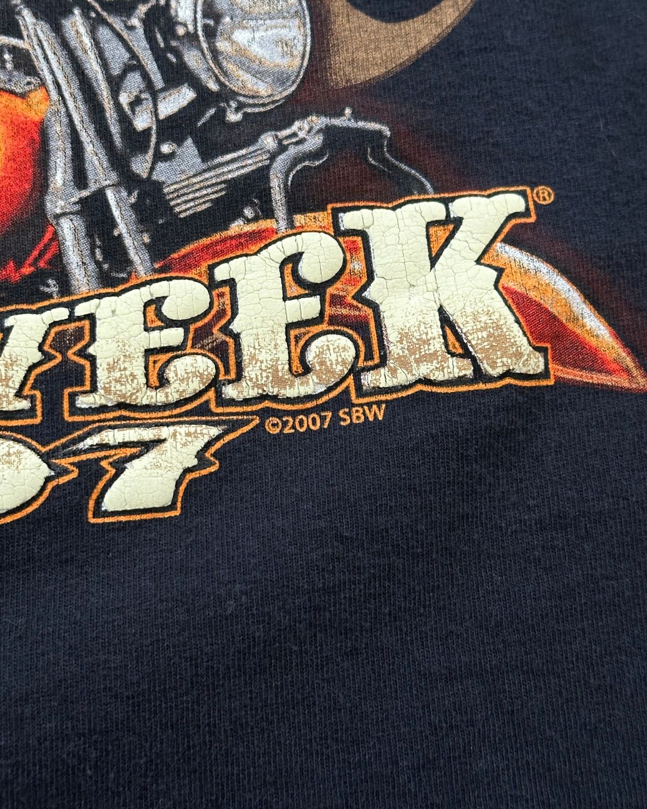 Vintage 2007 Sturgis Bike Week Men's Black Delta T-Shirt - Size XL Size US XL / EU 56 / 4 - 6 Thumbnail