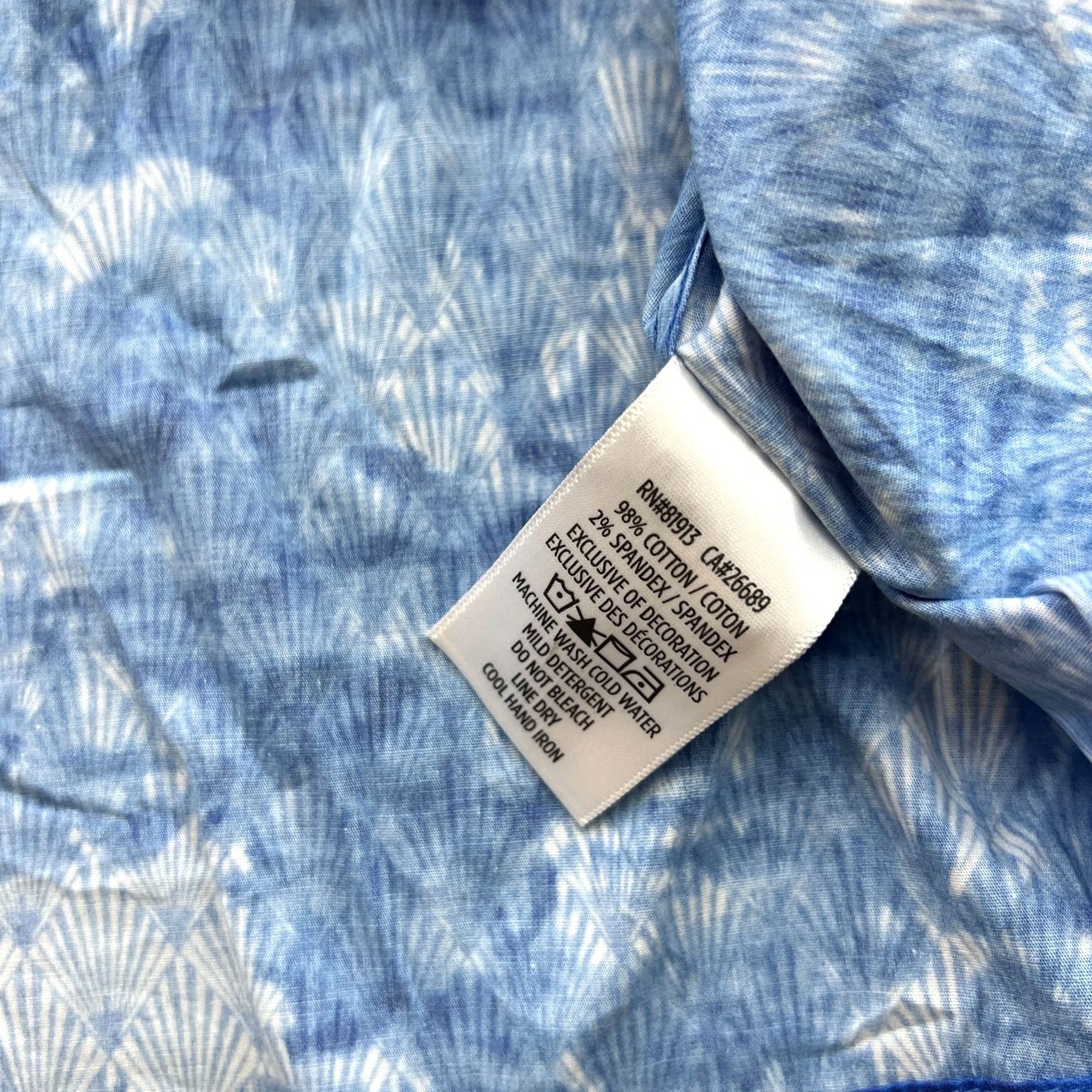 Robert Graham Robert Graham Lewisville Mens Button-Up Shirt Large Blue Casual Cotton Canvas Long Sleeve Buttons Mens Size US L / EU 52-54 / 3 - 7 Thumbnail