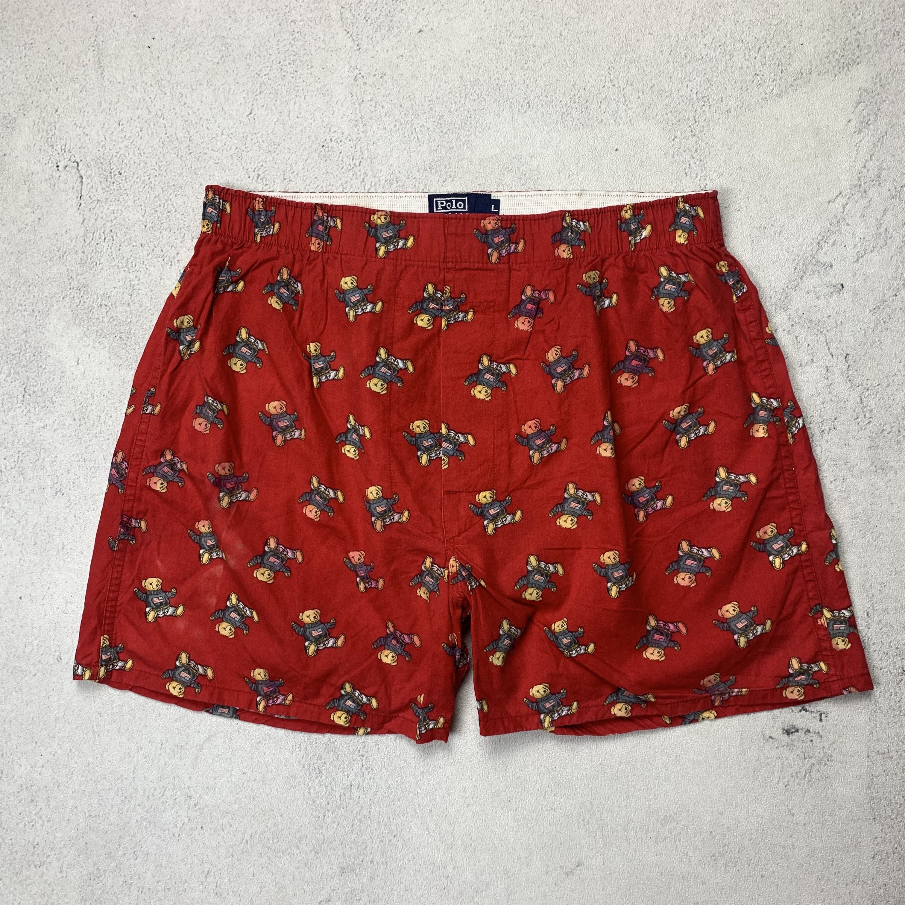Polo Ralph Lauren Polo Bear Ralph Lauren Boxer Short Pants Underwear Size US 34 / EU 50 - 1 Thumbnail