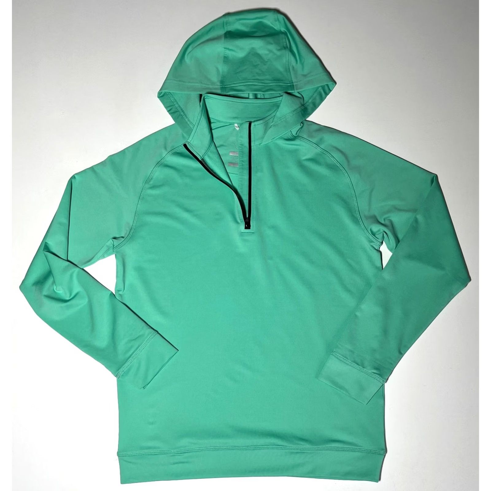 Vintage Swannies Men’s Vandyke Golf Hoodie Shirt M Green 1/4 Zip Hooded Lightweight Stretch Pullover Sports City Mens Size US M / EU 48-50 / 2 - 4 Thumbnail
