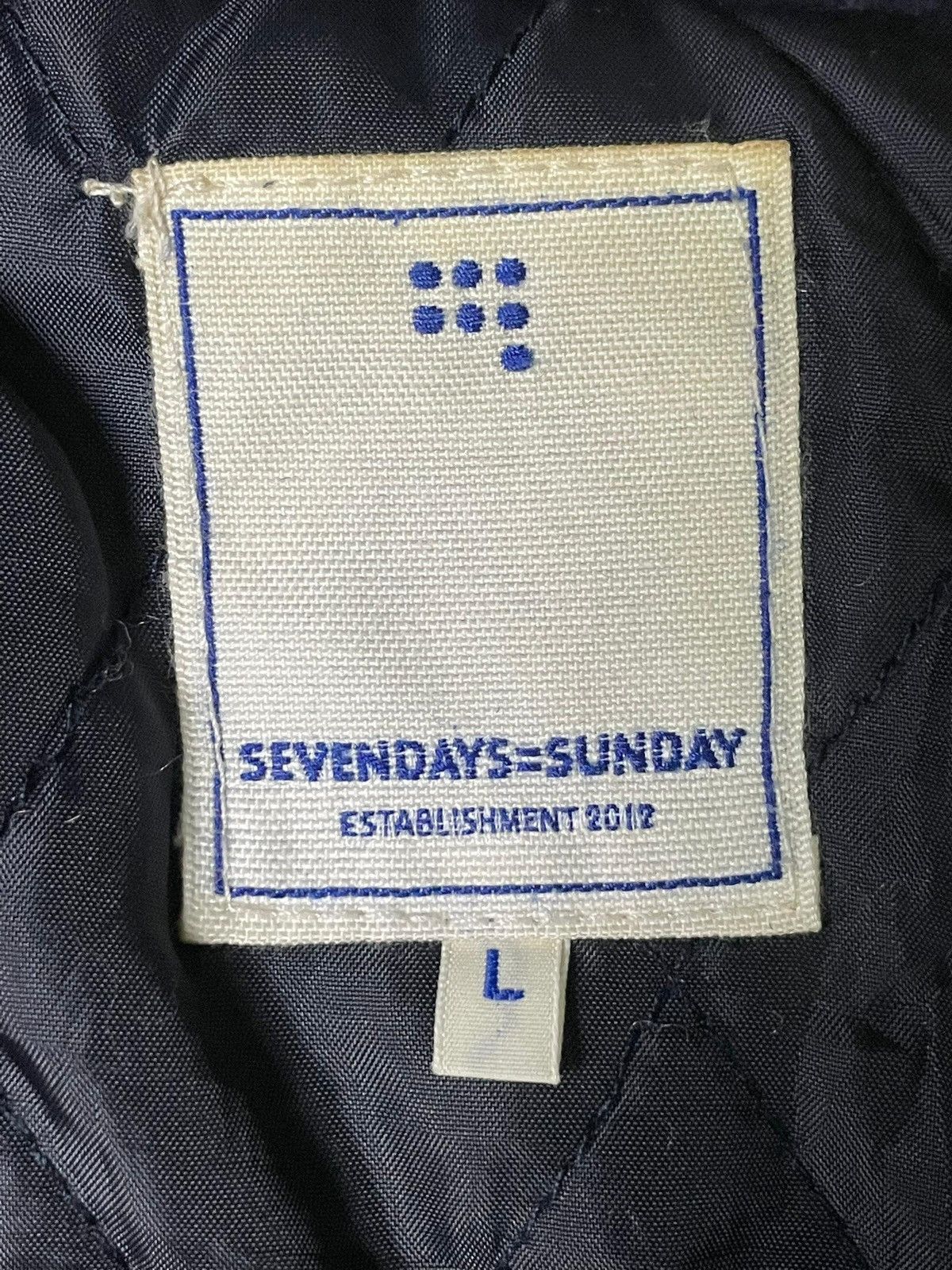 Japanese Brand × Vintage Sevendays Sunday Double Breasted Wool Coat (3) Size US L / EU 52-54 / 3 - 10 Thumbnail