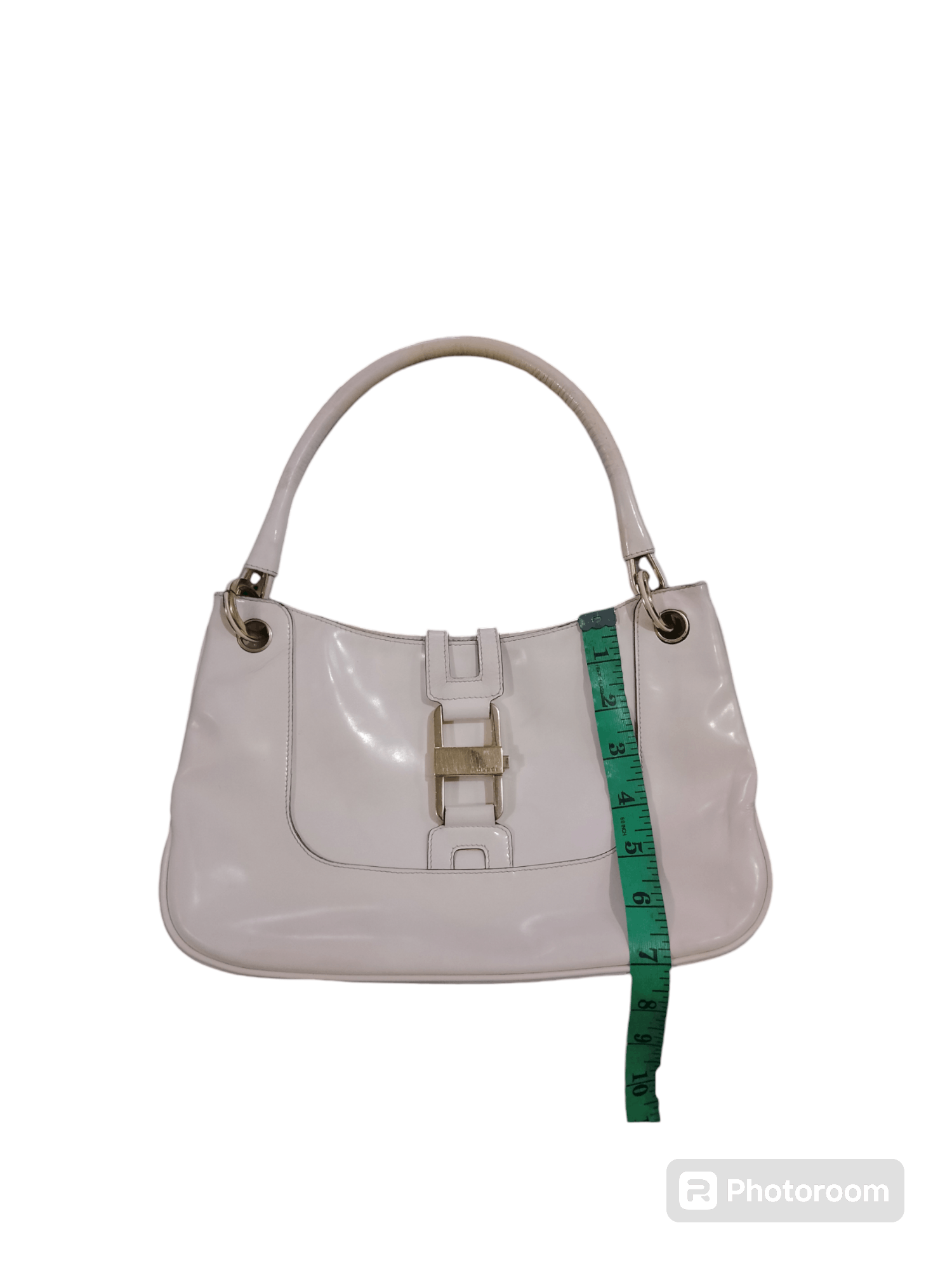 Gucci Gucci white patent jackie leather handbag Size ONE SIZE - 18 Thumbnail