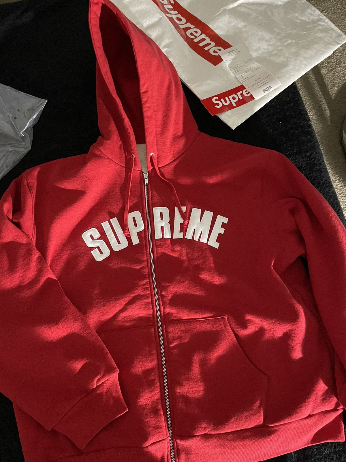 Streetwear × Supreme Supreme 'Fuck Tha Police' FTP Thermal Zip Up