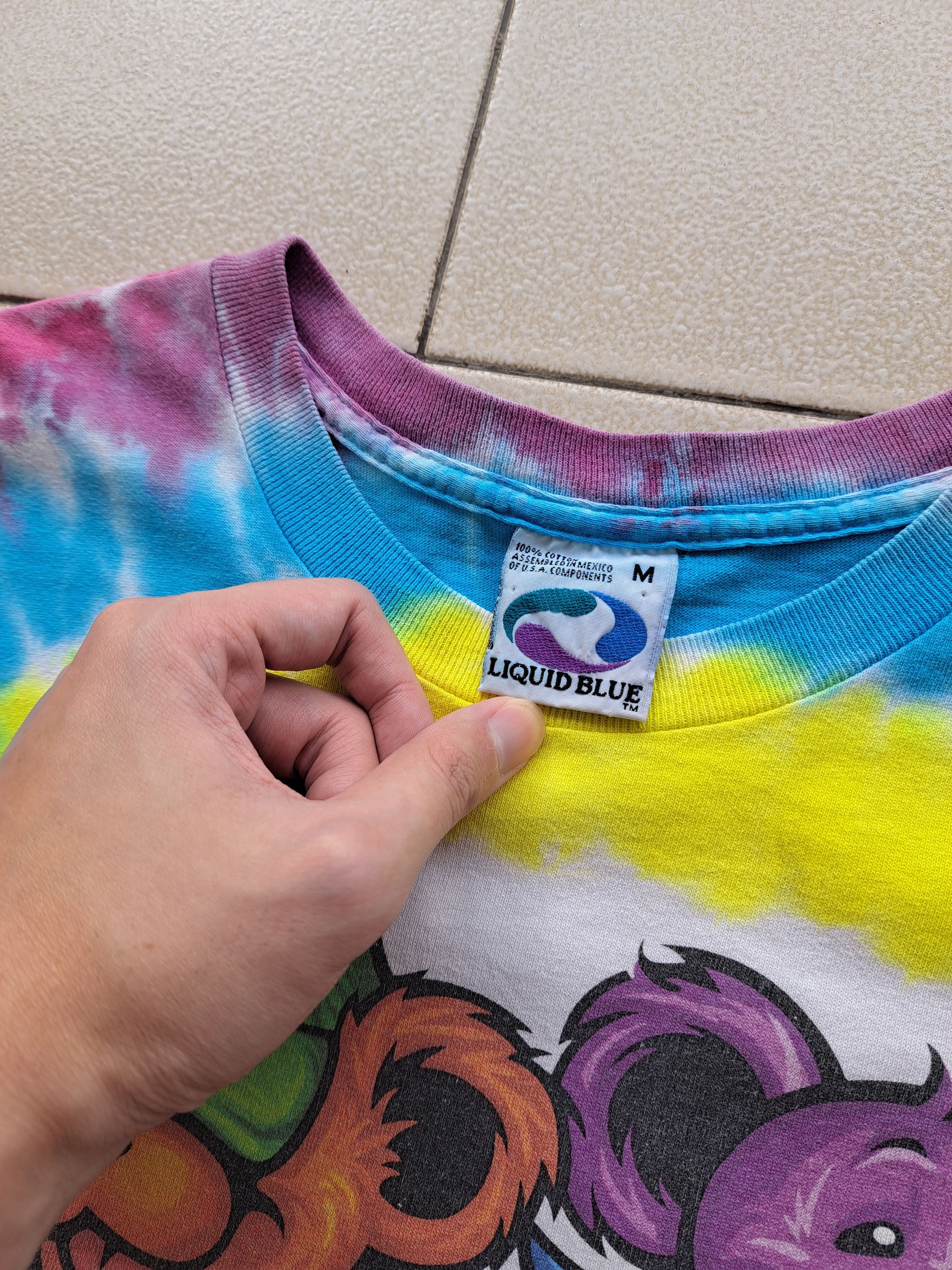 Band Tees × Liquid Blue × Vintage Vintage Grateful Dead Liquid Blue Band T-Shirts Size US M / EU 48-50 / 2 - 5 Thumbnail
