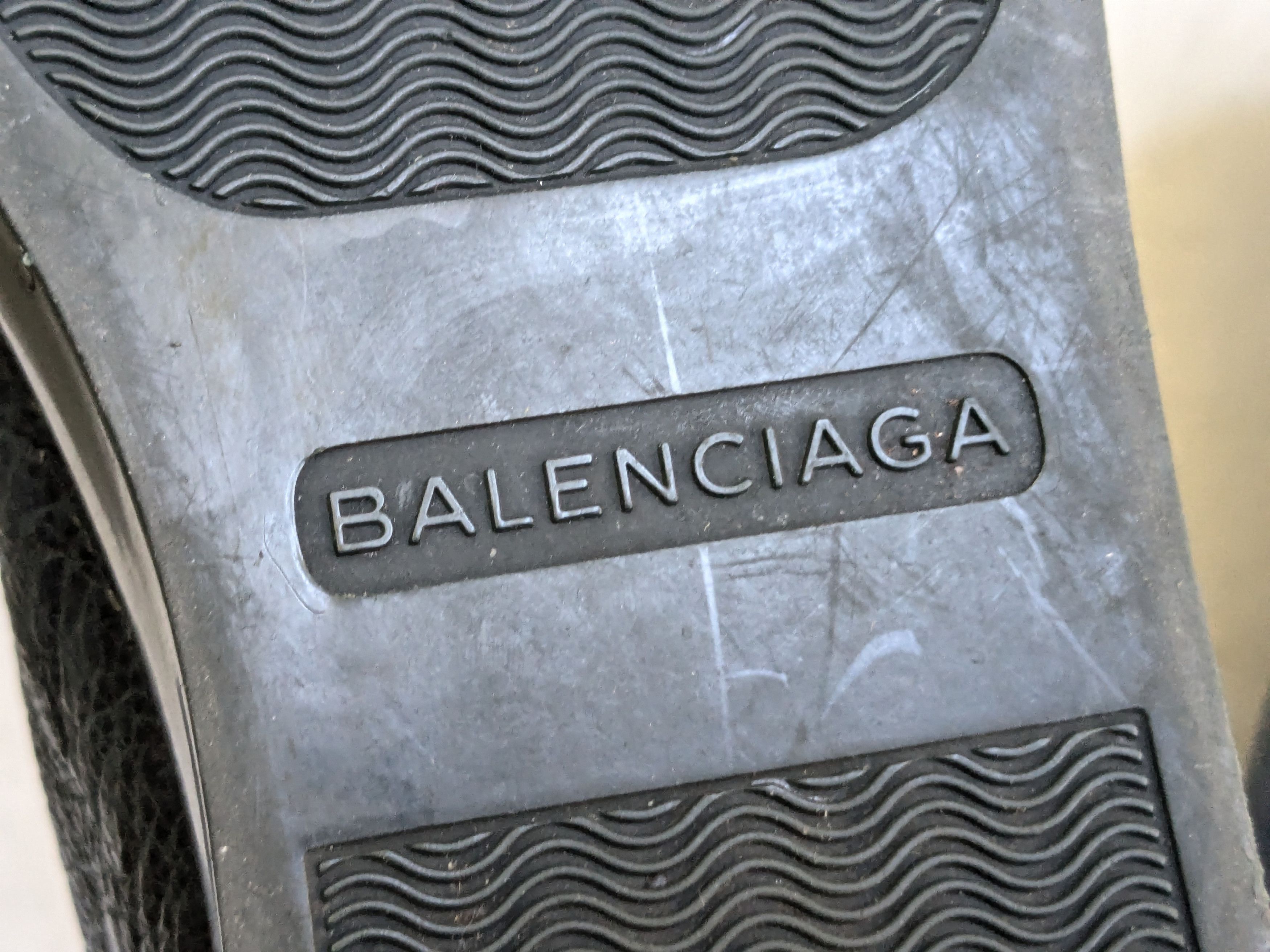 Balenciaga Balenciaga Arena Sneakers Navy Blue 11 High Tops Leather Size US 11 / EU 44 - 16 Thumbnail