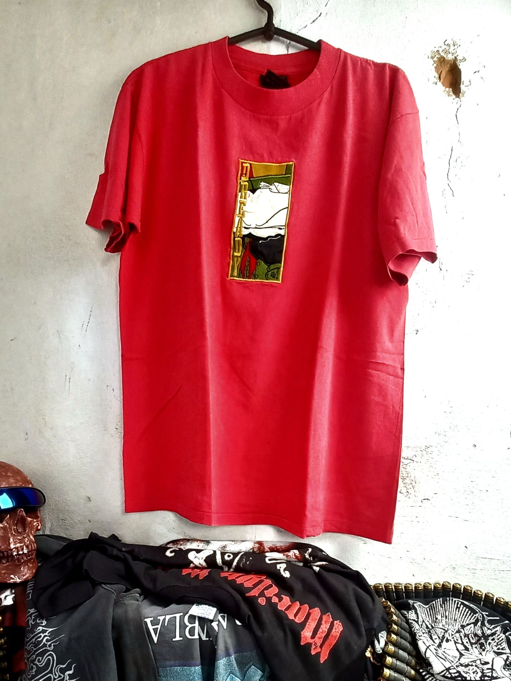 Pre-owned Rap Tees X Vintage Dready Vintage T-shirt 90's In Red