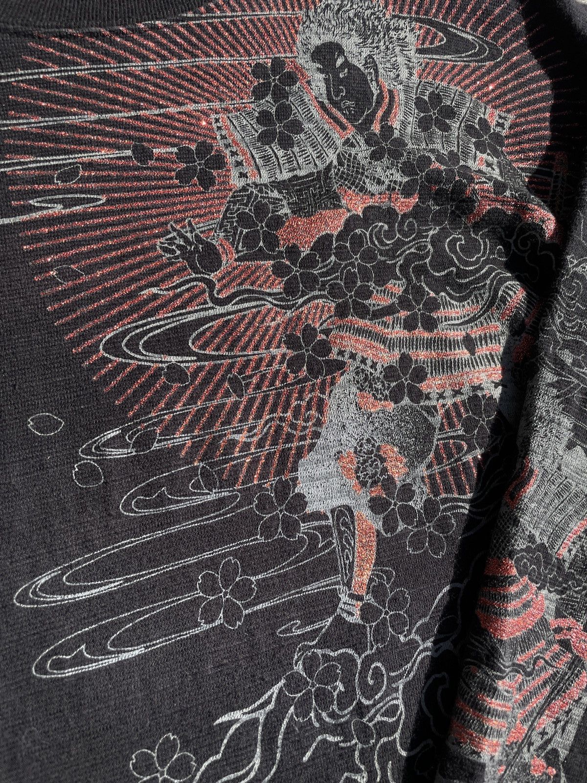 If Six Was Nine 2000s Japanese Yakuza Giltter Tattoo Long Sleeve Tee Archive Size US M / EU 48-50 / 2 - 9 Thumbnail