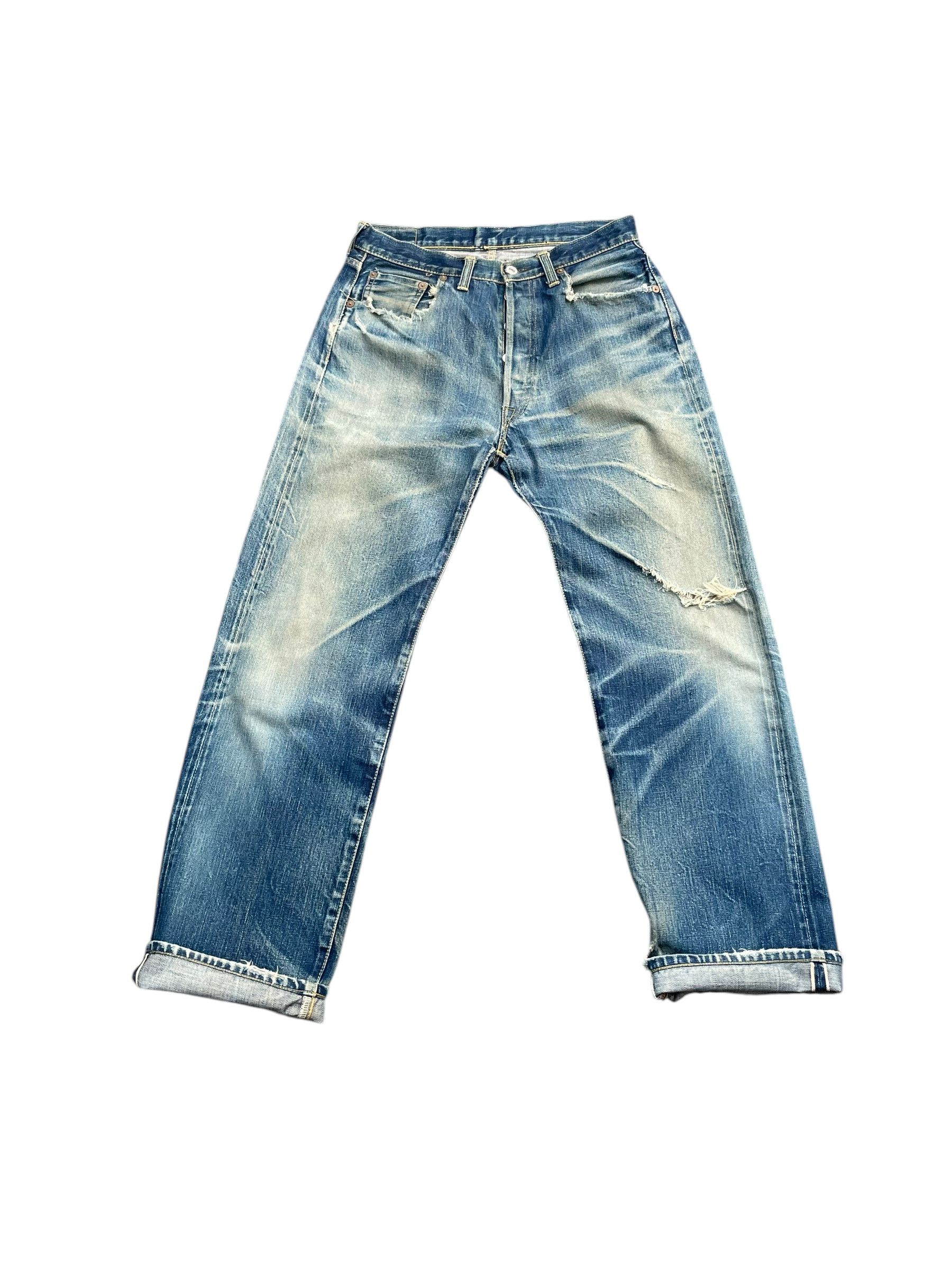 The Silver Stone Vintage Selvedge Silverstone Distresed Denim Size US 30 / EU 46 - 1 Thumbnail