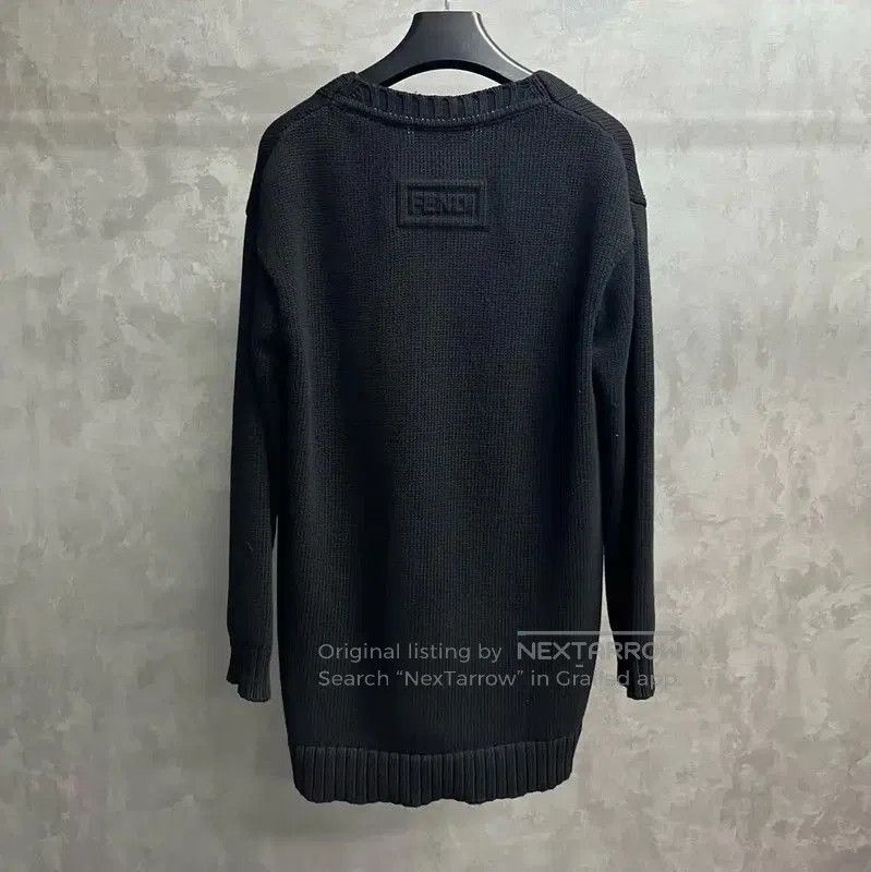 Fendi Fendi Black Cotton Knitted Cardigan for Men . Size US L / EU 52-54 / 3 - 2 Thumbnail