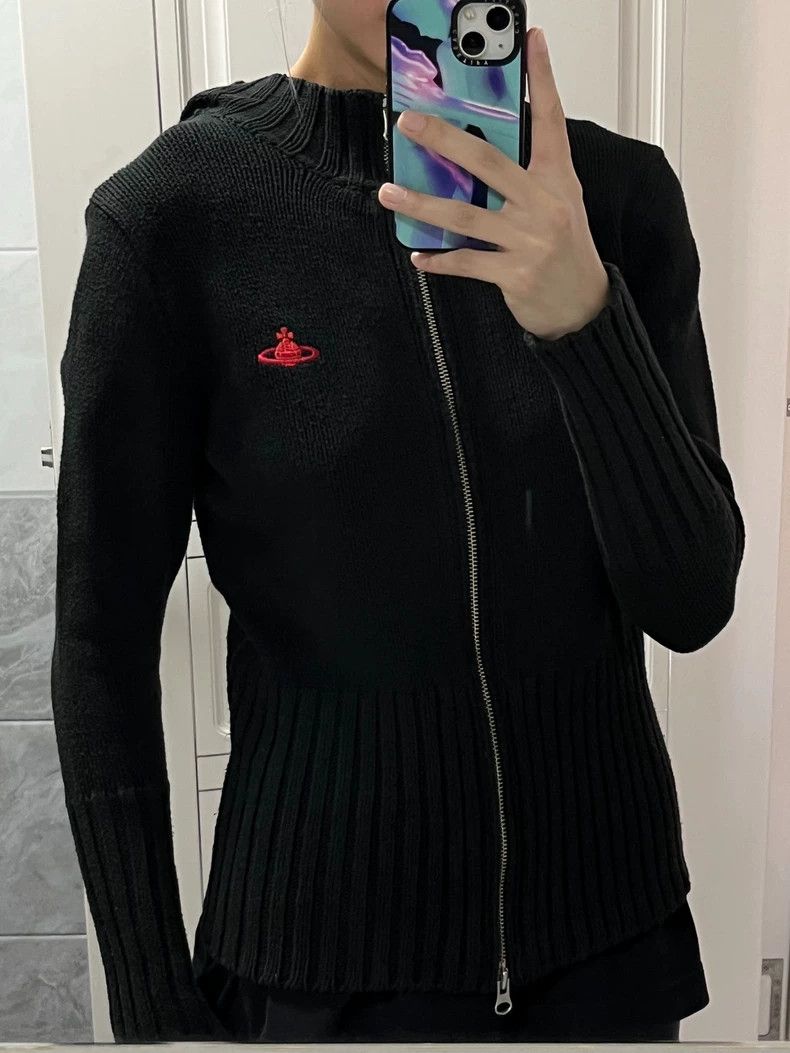 Vivienne Westwood Vivienne Westwood Knitted cardigan with hood and zipper Size M / US 6-8 / IT 42-44 - 5 Thumbnail