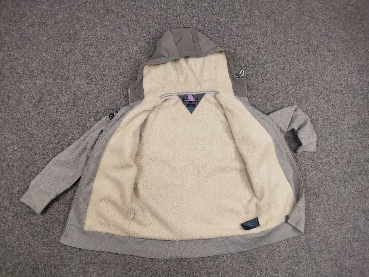 Tommy Hilfiger Tommy Hilfiger Padded with Zip Hoodie Gray Jacket Size US L / EU 52-54 / 3 - 15 Thumbnail