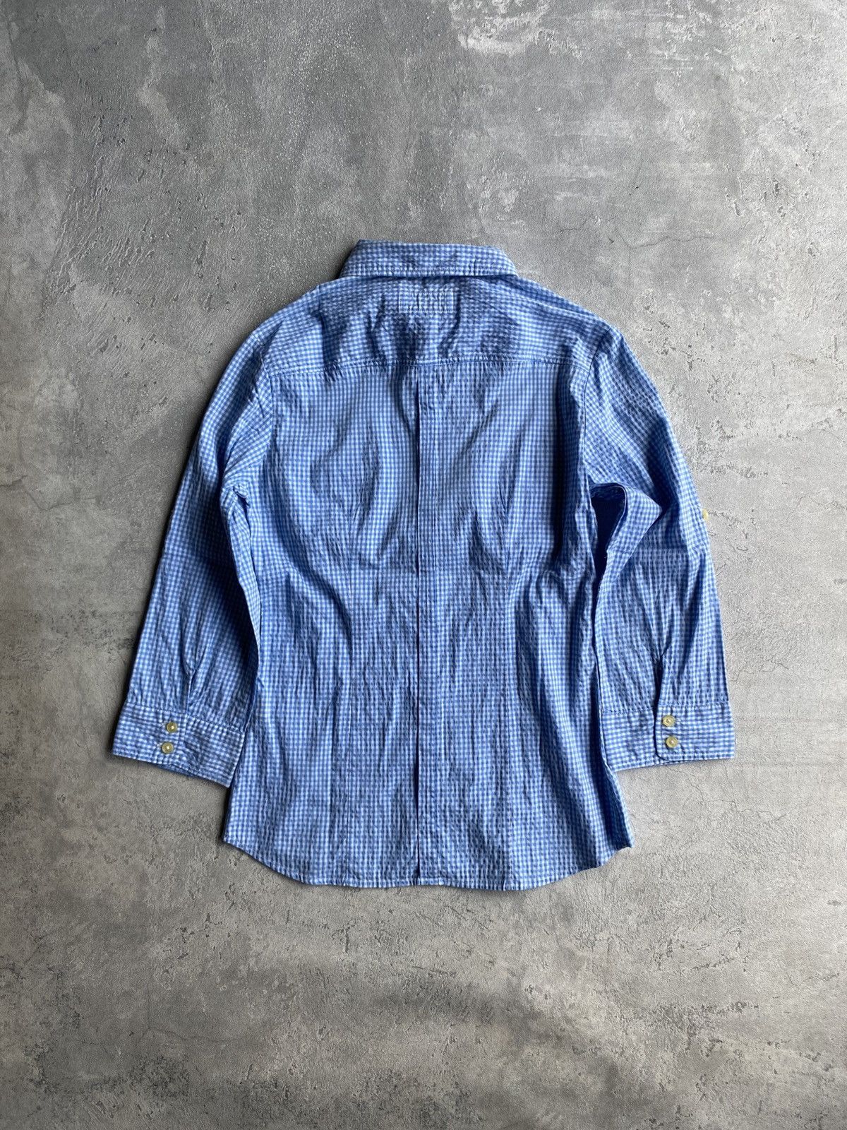 Bape BAPE Blue Gingham Women Shirt Size S / US 4 / IT 40 - 5 Thumbnail