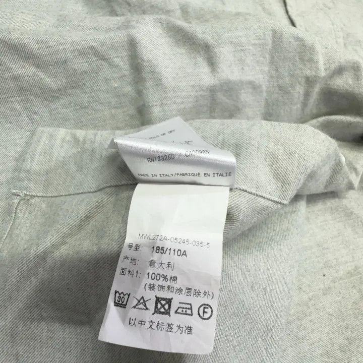Thom Browne Thom Browne Classic Gray Long Sleeve Button-Up Shirt -2507 Size US M / EU 48-50 / 2 - 5 Thumbnail