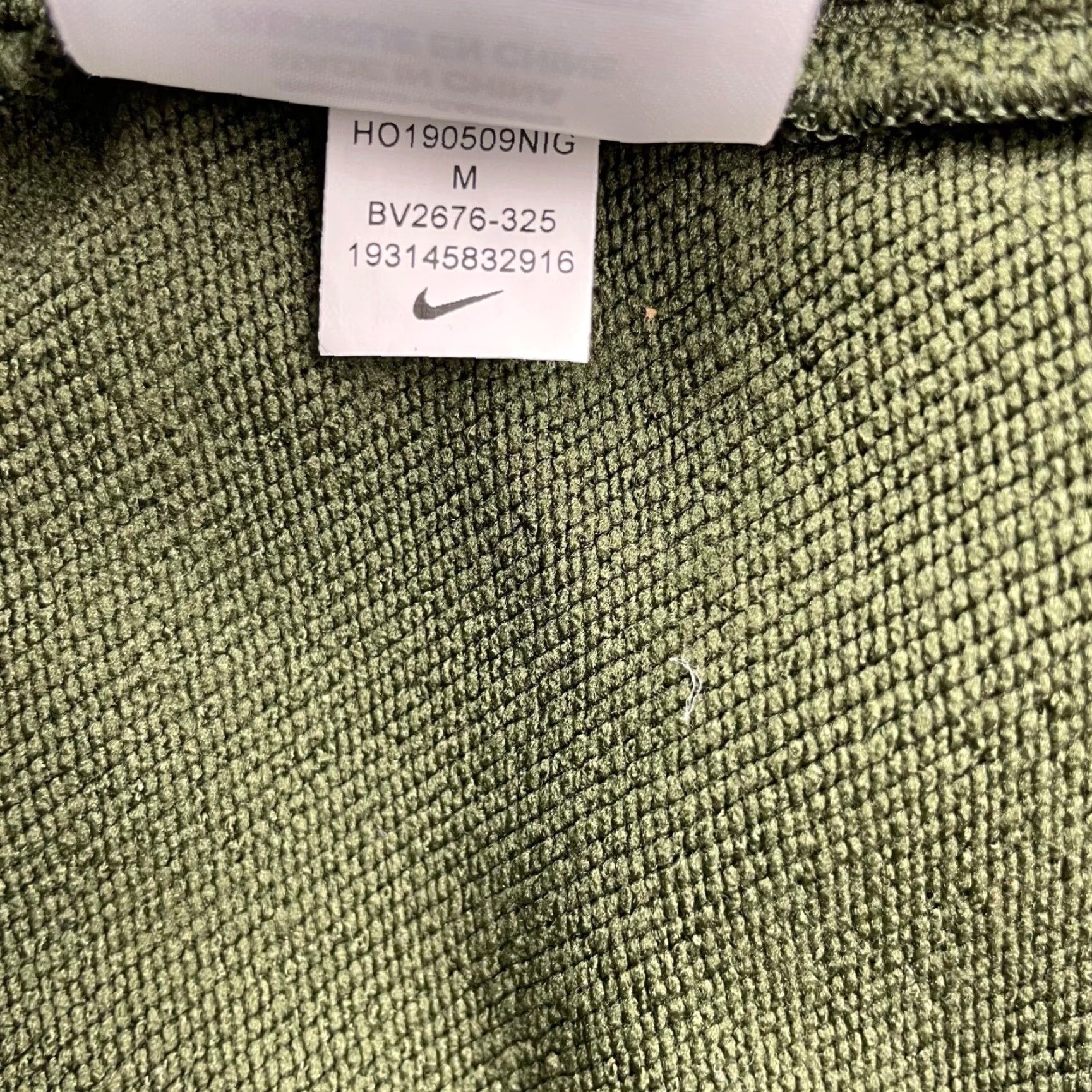 Nike Nike Men’s Hoodie Green Full Zip" Size US M / EU 48-50 / 2 - 5 Thumbnail