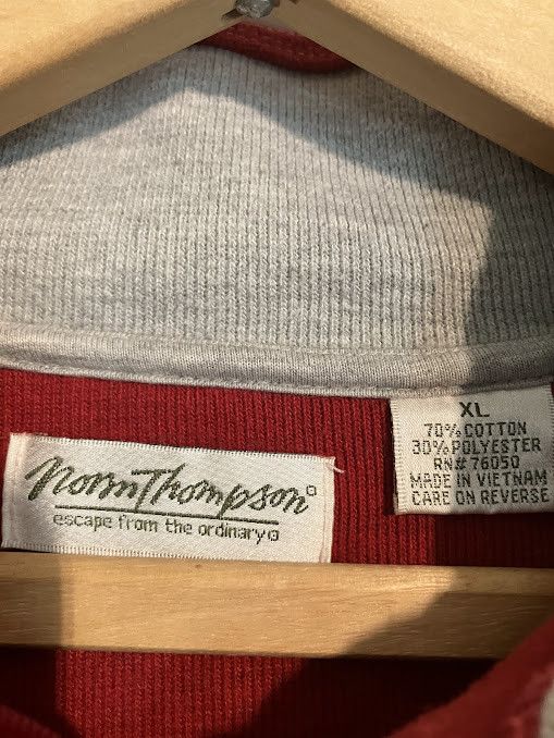 Norm Thompson Norm Thompson Red Sweatshirt 1/4-Zip XL Gorpcore Hiking Size US XL / EU 56 / 4 - 2 Thumbnail