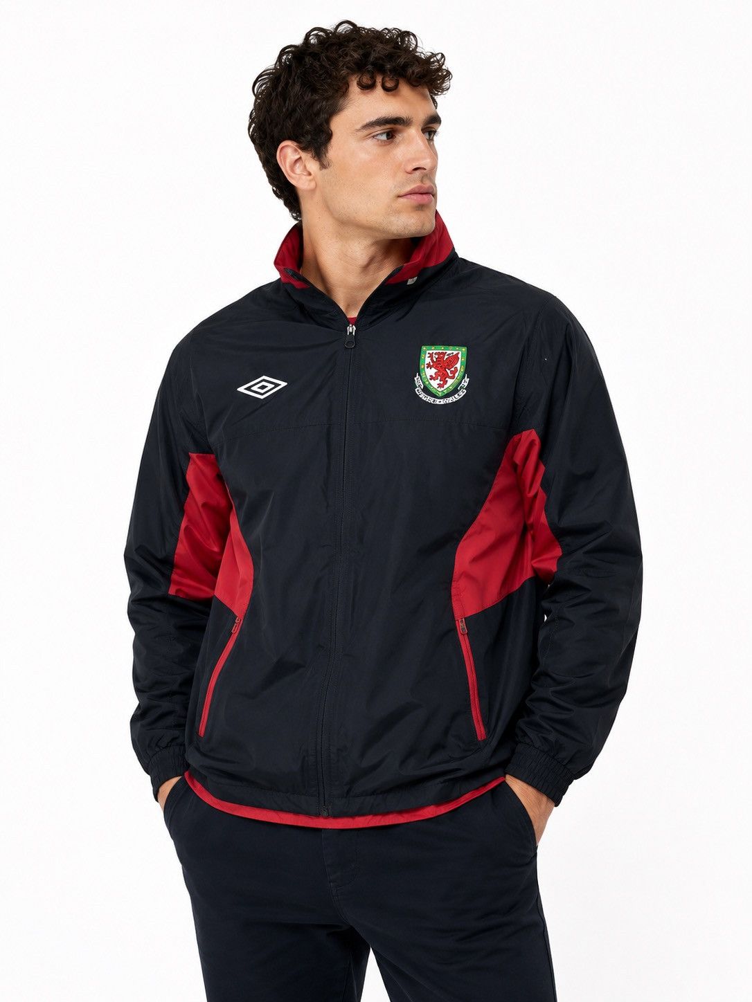 Umbro Umbro Wales Team Football Nylon Vintage Light Jacket Size L Size US L / EU 52-54 / 3 - 1 Thumbnail