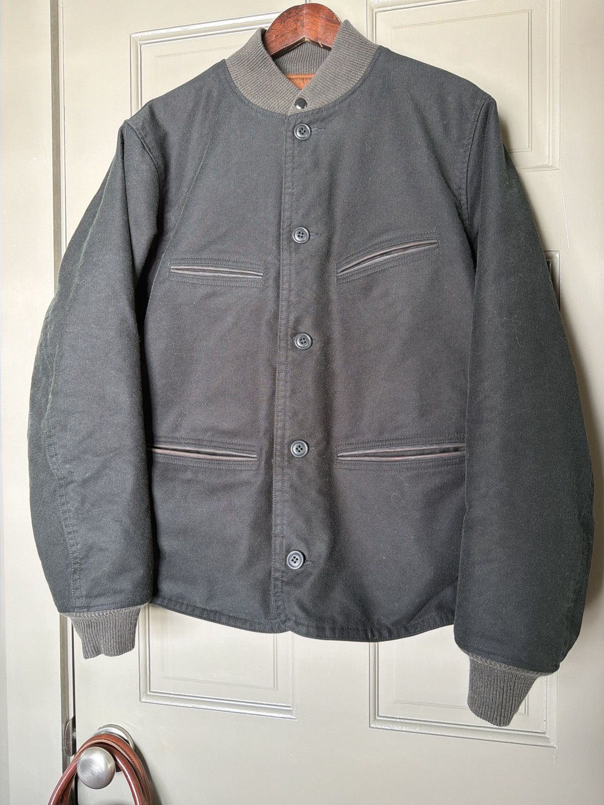 RRL Ralph Lauren RRL Black Canvas Jacket lined Size US M / EU 48-50 / 2 - 1 Thumbnail